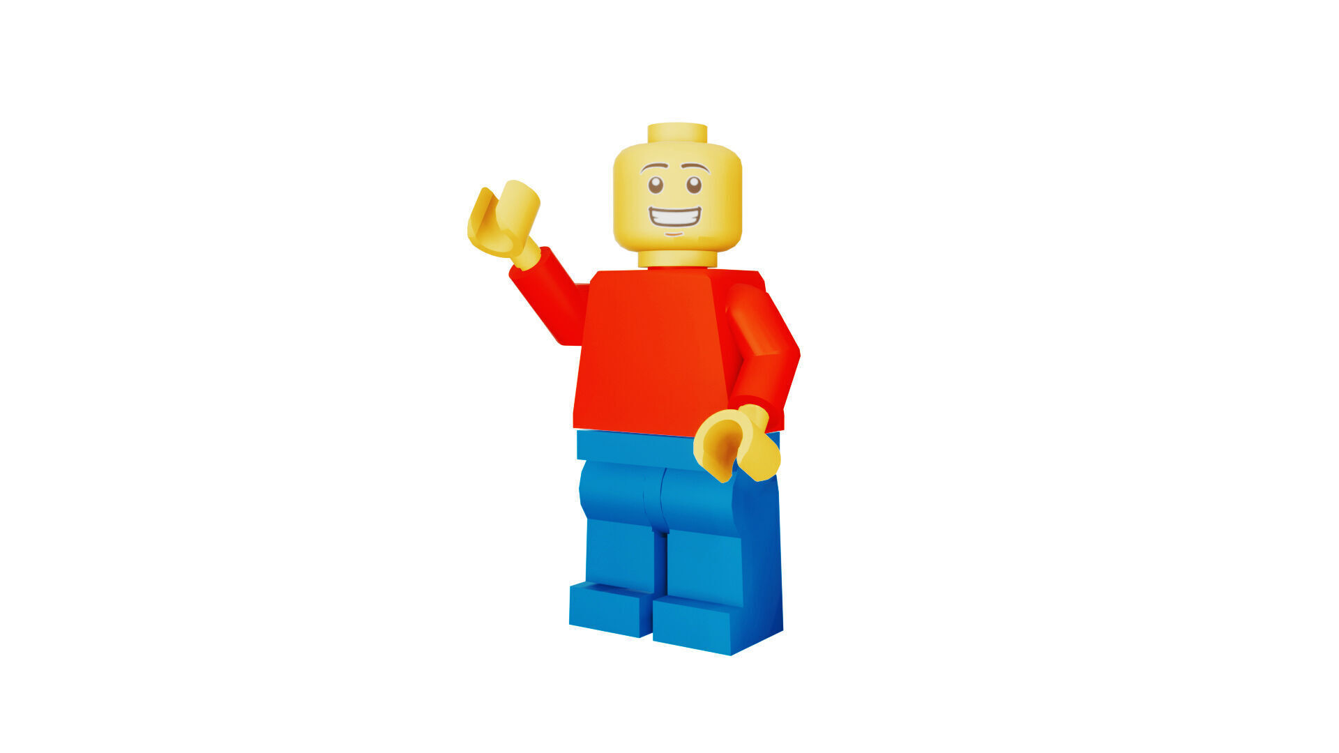 3D print minifigure - Lego Minifigure Basic V1 3D print model_3