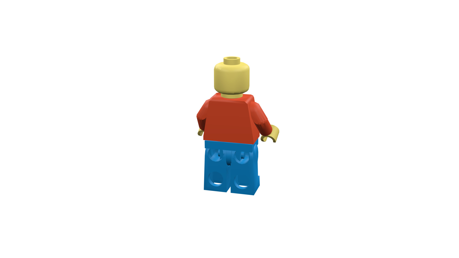 3D print minifigure - Lego Minifigure Basic V1 3D print model_29