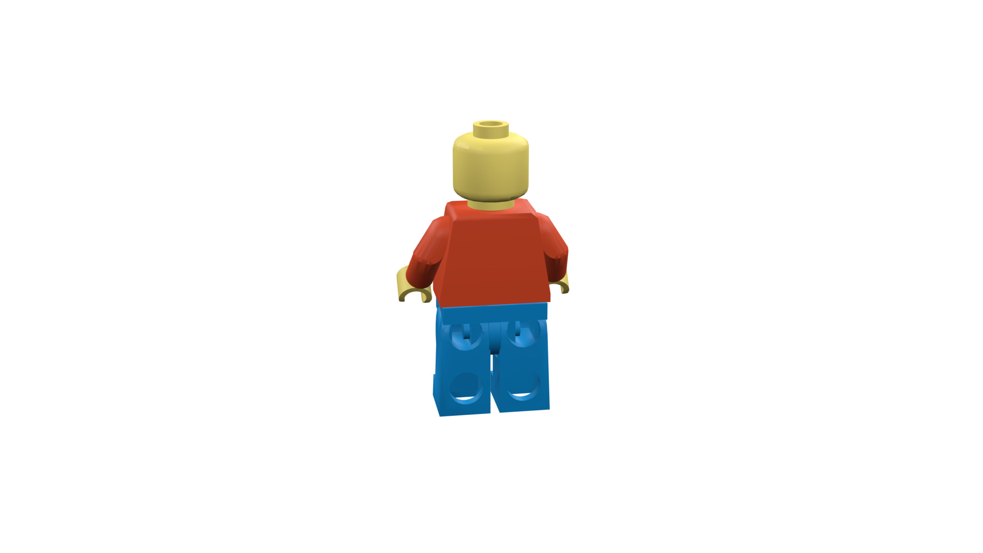 3D print minifigure - Lego Minifigure Basic V1 3D print model_32