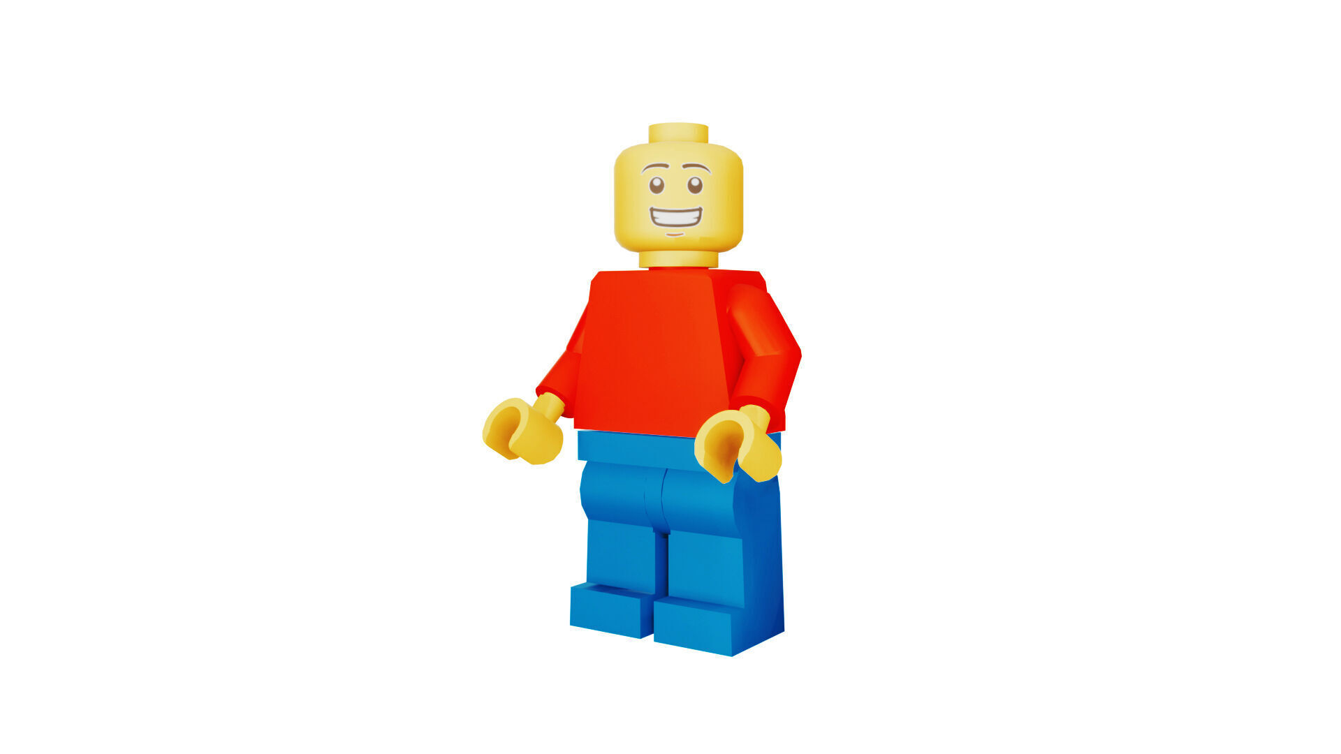 3D print minifigure - Lego Minifigure Basic V1 3D print model_2