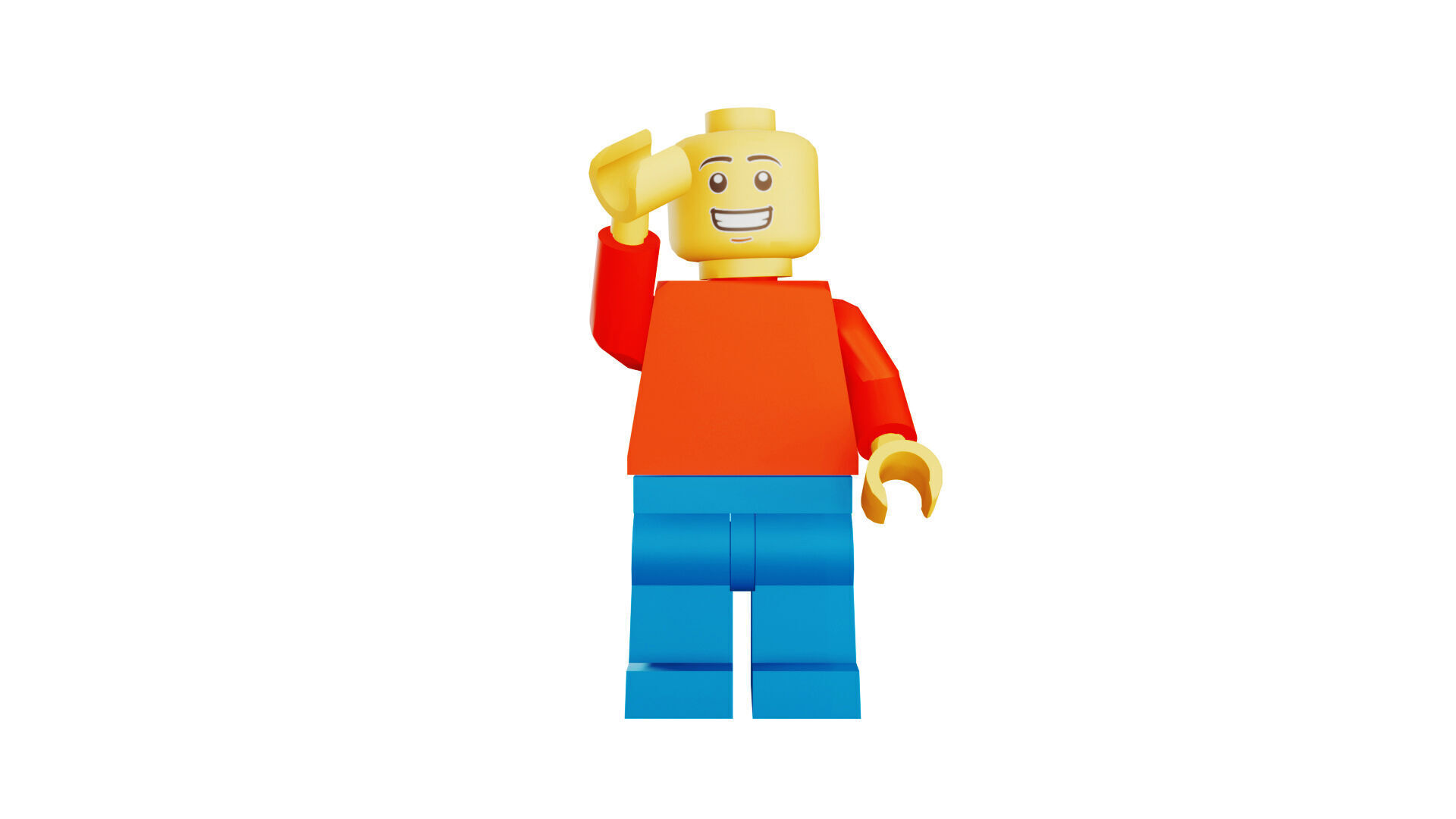 3D print minifigure - Lego Minifigure Basic V1 3D print model_5