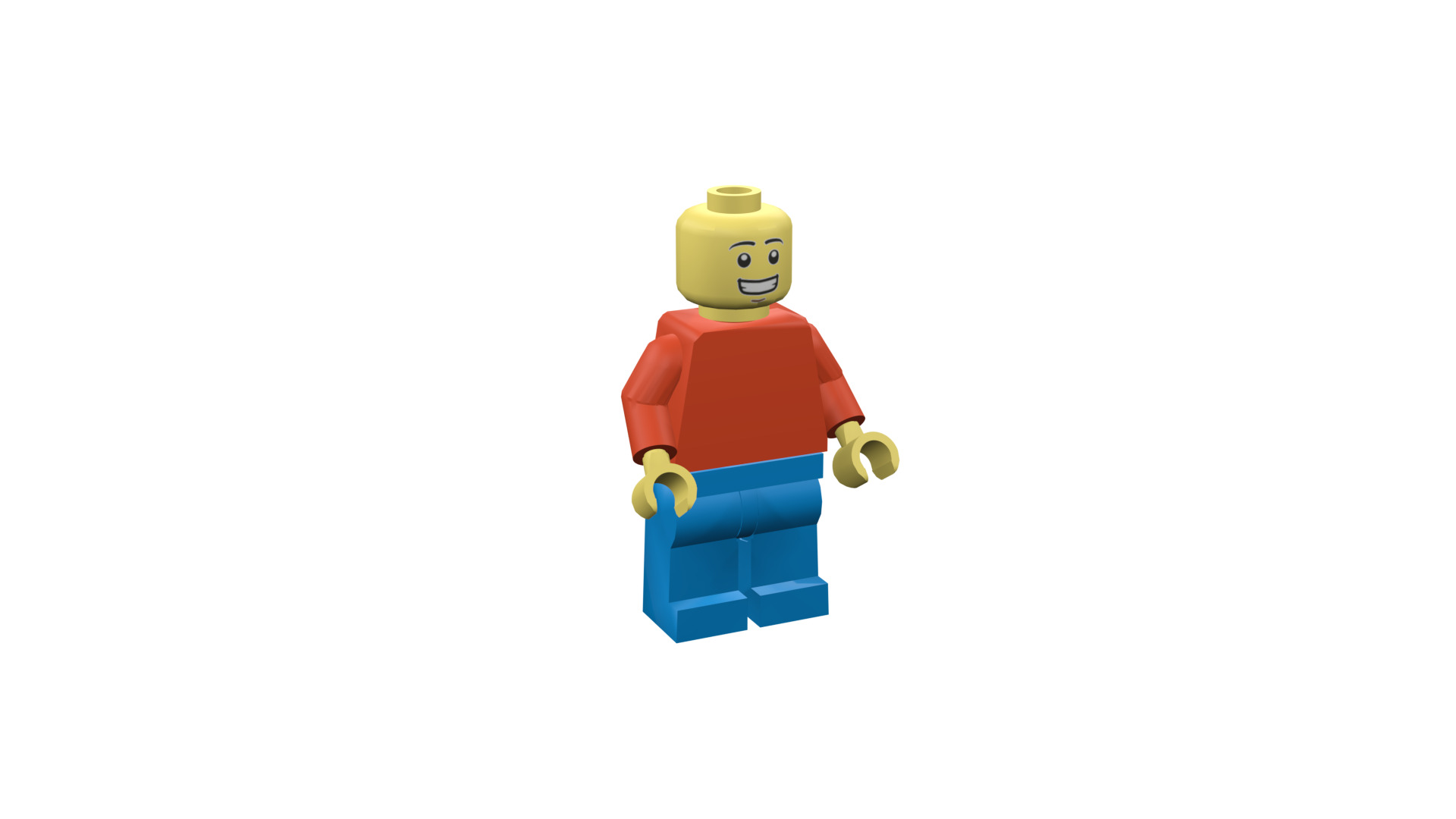 3D print minifigure - Lego Minifigure Basic V1 3D print model_12