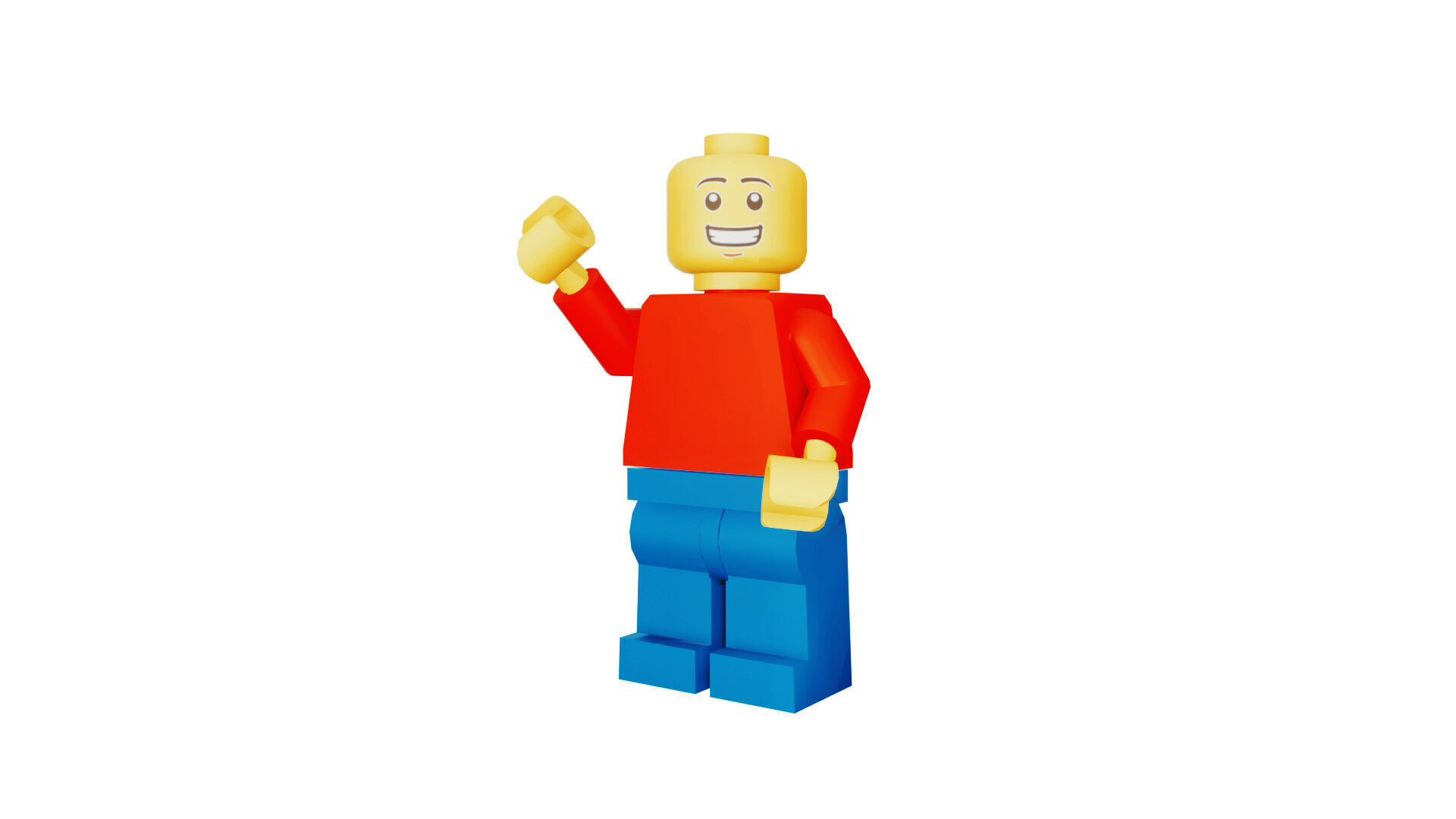 3D print minifigure - Lego Minifigure Basic V1 3D print model_4
