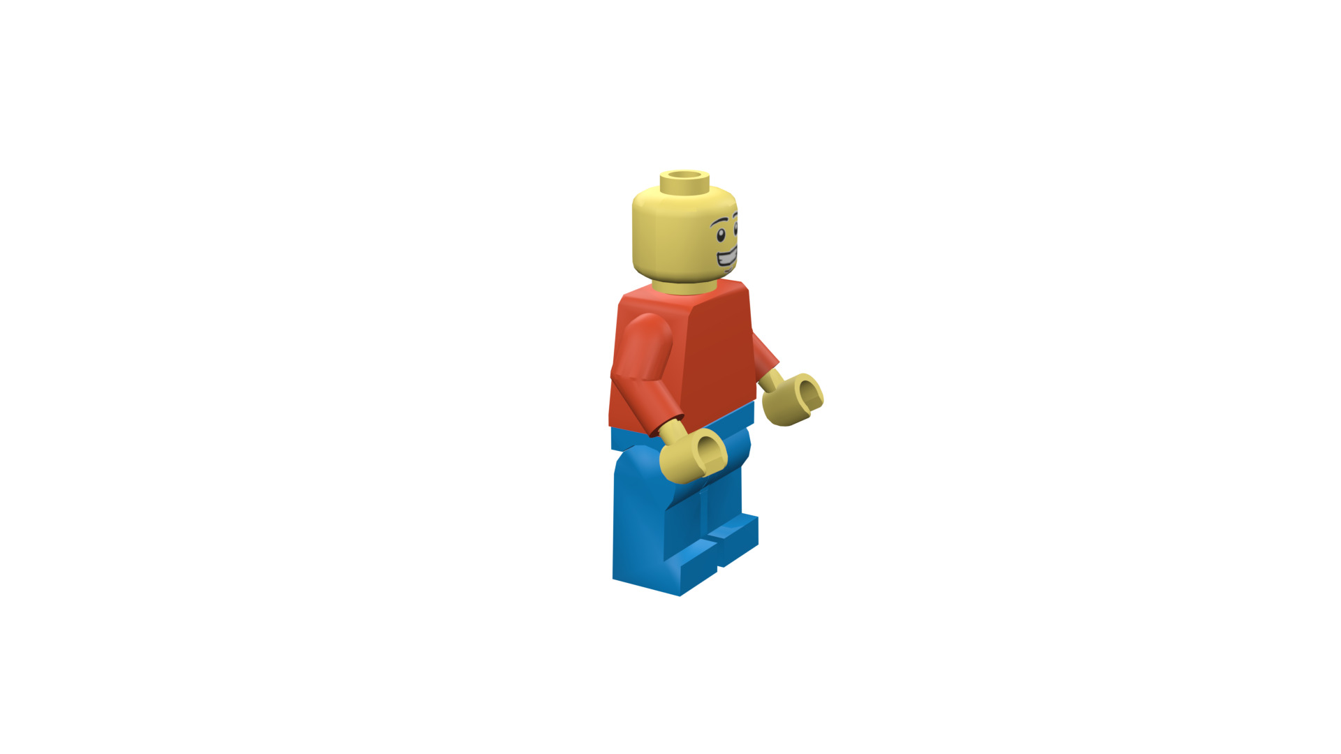 3D print minifigure - Lego Minifigure Basic V1 3D print model_16