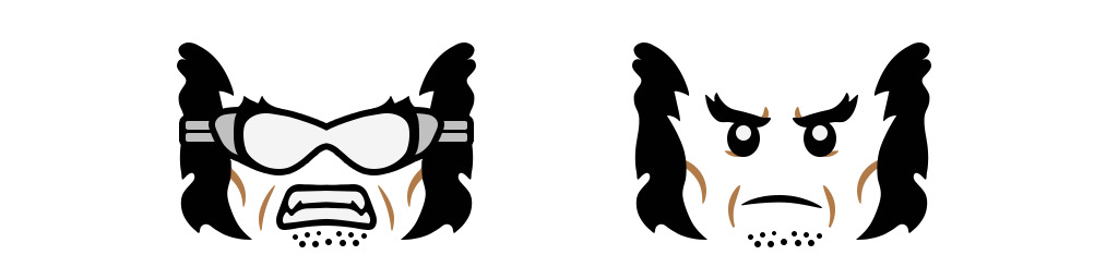 3D print minifigure - 71039-12 Wolverine 3D print model_2