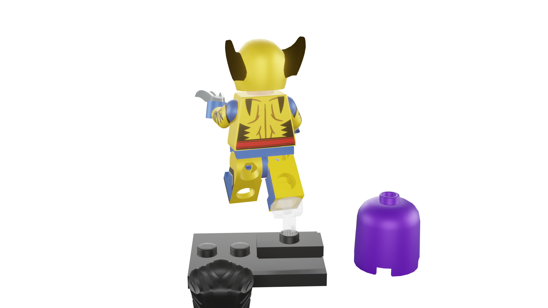 3D print minifigure - 71039-12 Wolverine 3D print model_28