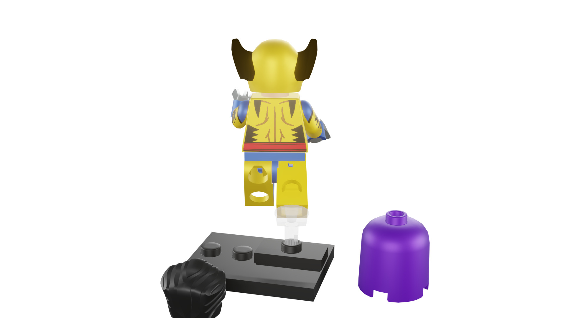 3D print minifigure - 71039-12 Wolverine 3D print model_26