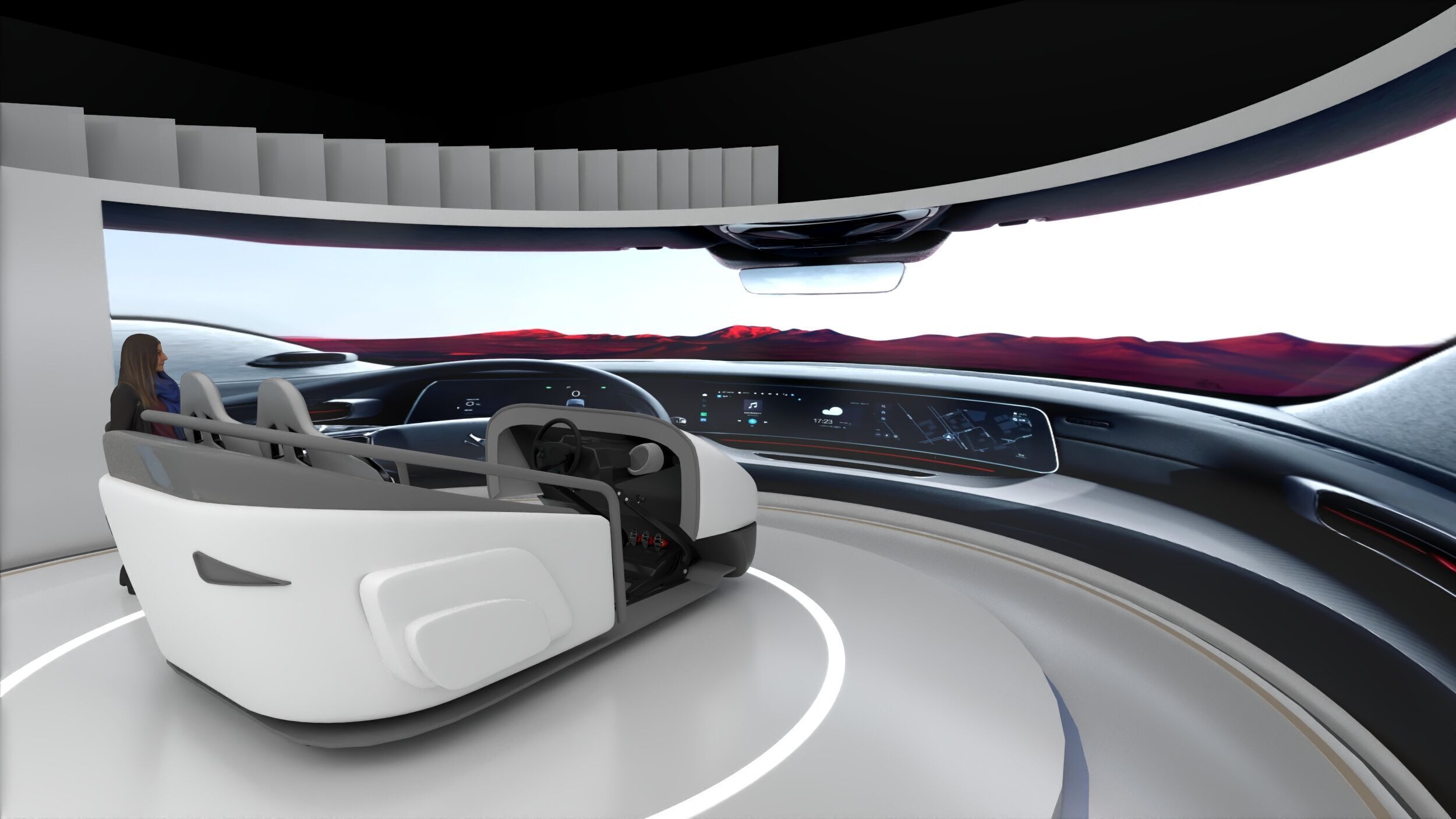 Modular Exhibition System  museum display stand 3D model_19