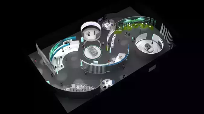 Modular Exhibition System  museum display stand