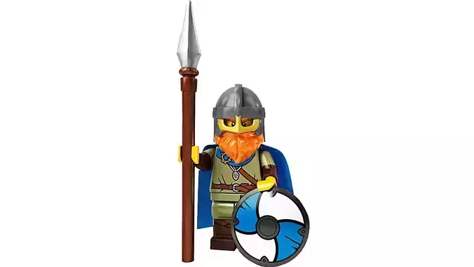 3D print minifigure - 71027-8 Viking