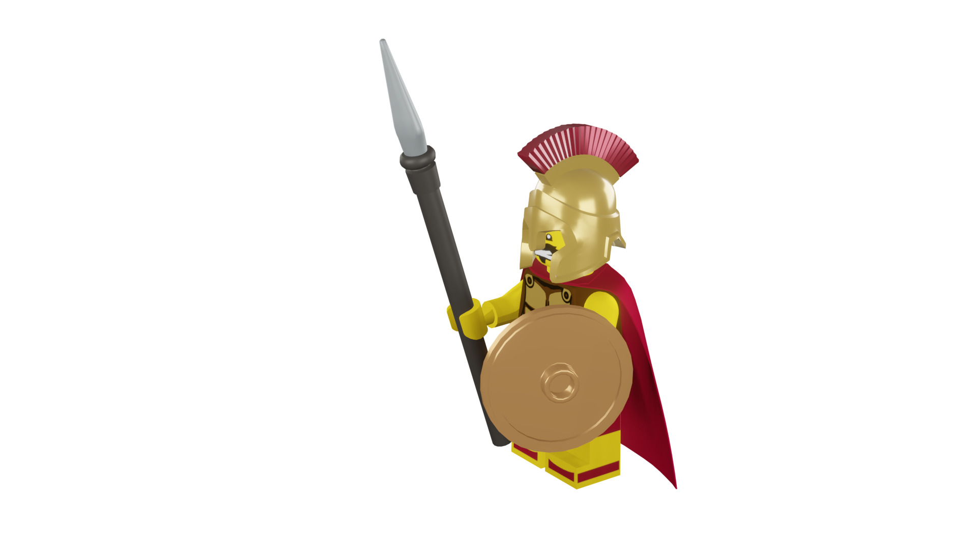 3D print minifigure - 8684-2 Spartan Warrior 3D print model_43
