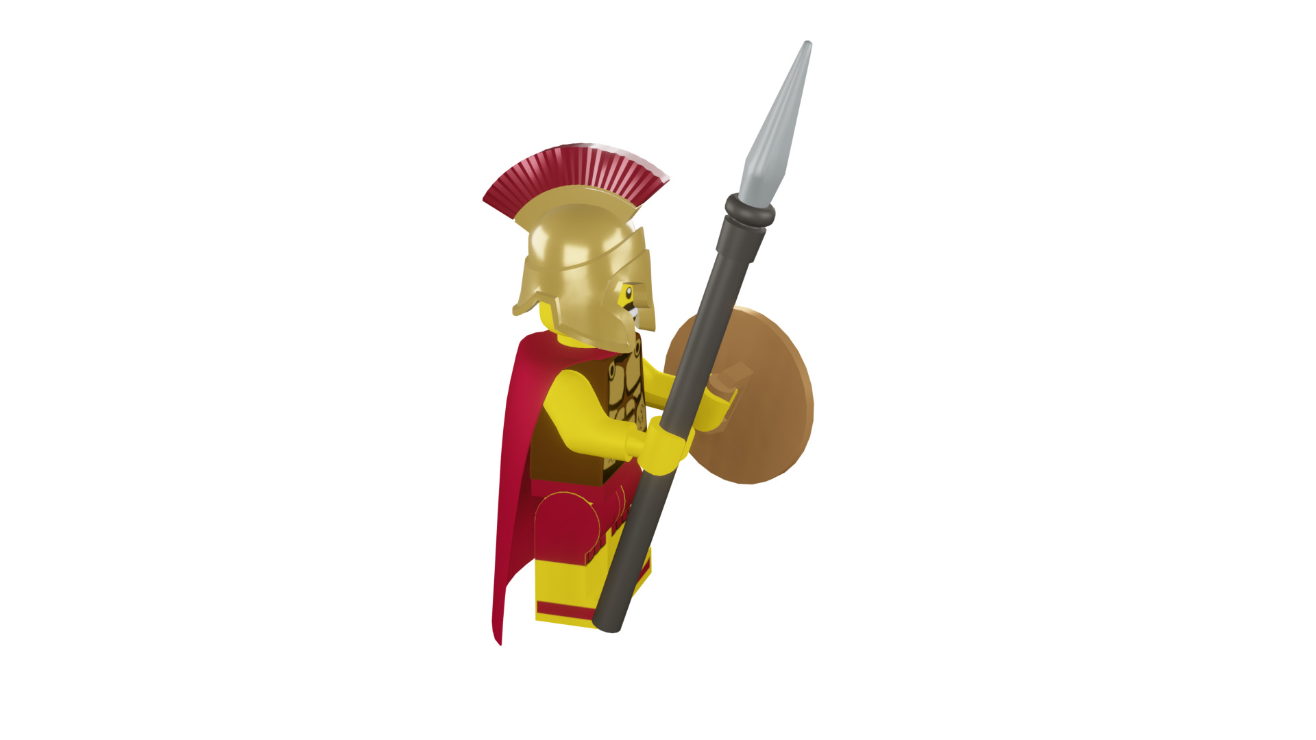 3D print minifigure - 8684-2 Spartan Warrior 3D print model_15