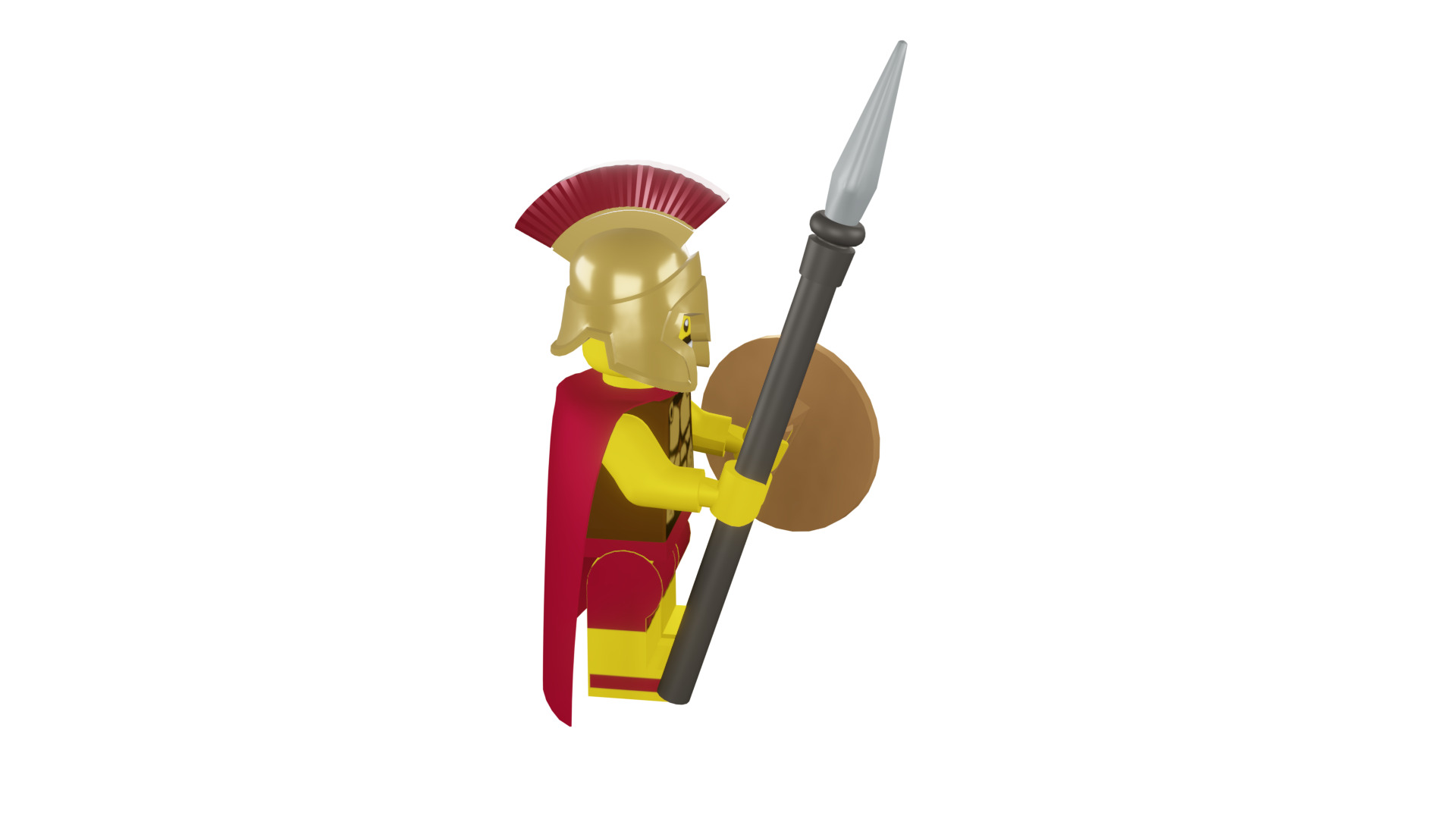 3D print minifigure - 8684-2 Spartan Warrior 3D print model_16
