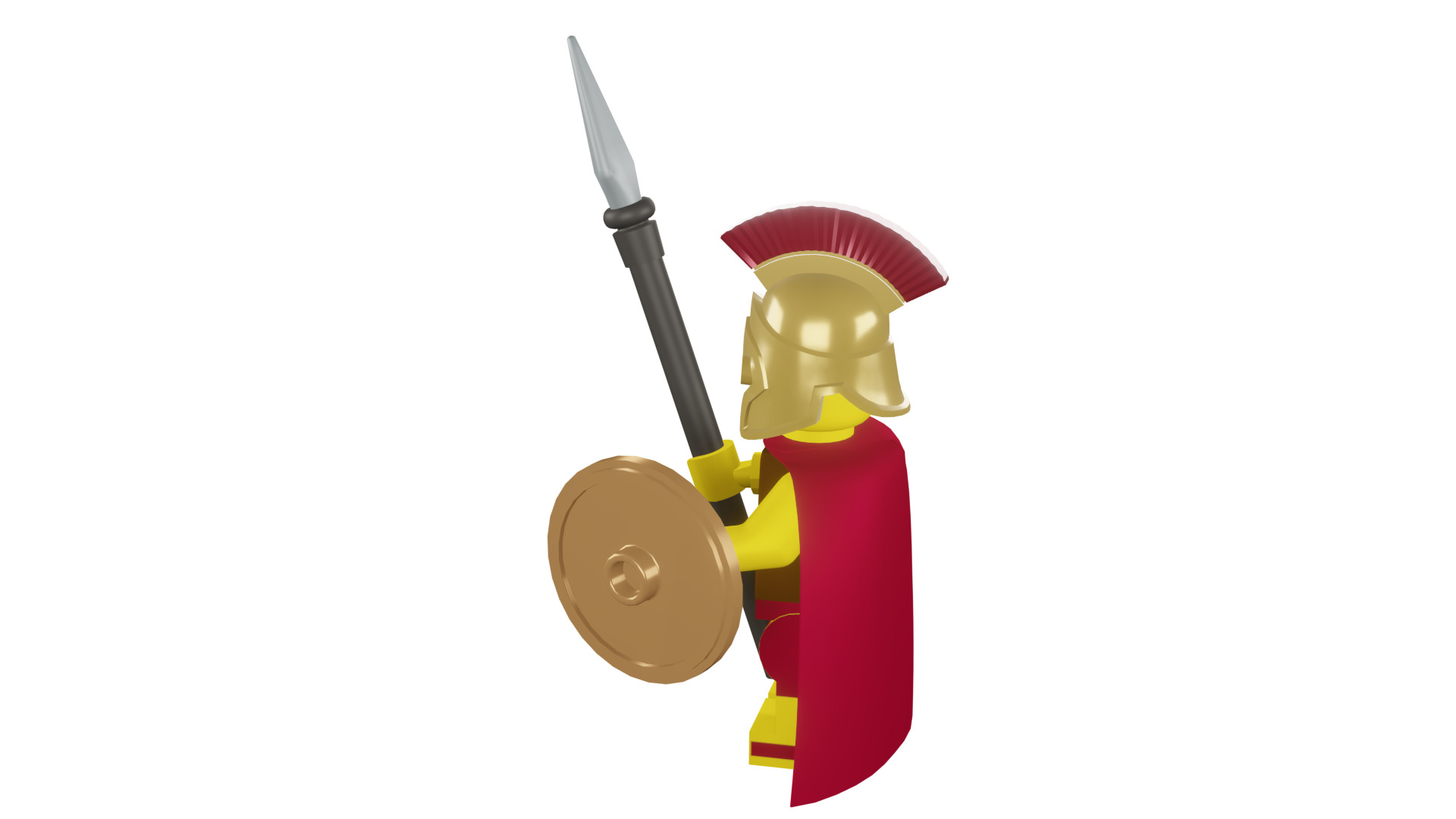 3D print minifigure - 8684-2 Spartan Warrior 3D print model_37