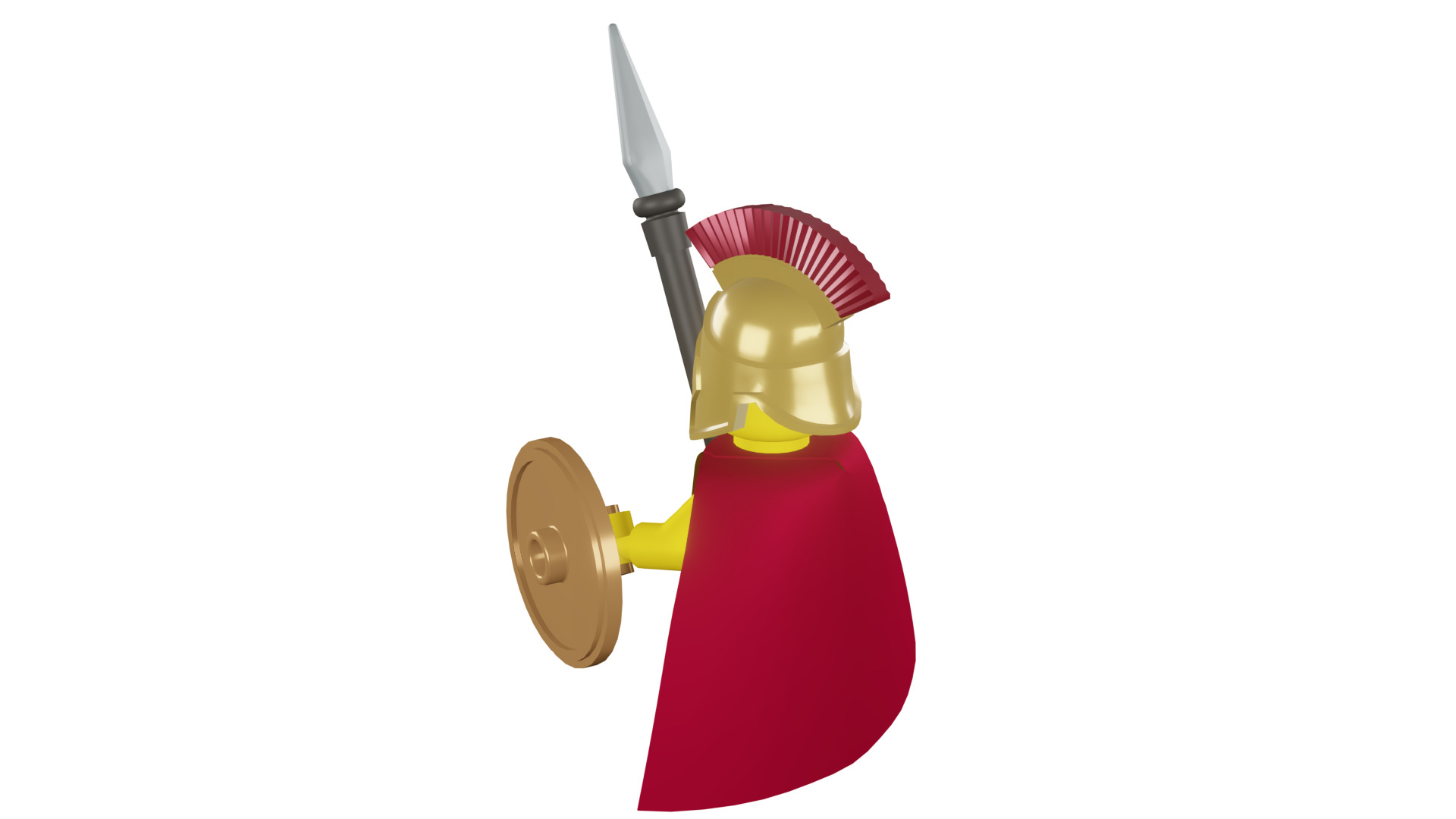 3D print minifigure - 8684-2 Spartan Warrior 3D print model_34