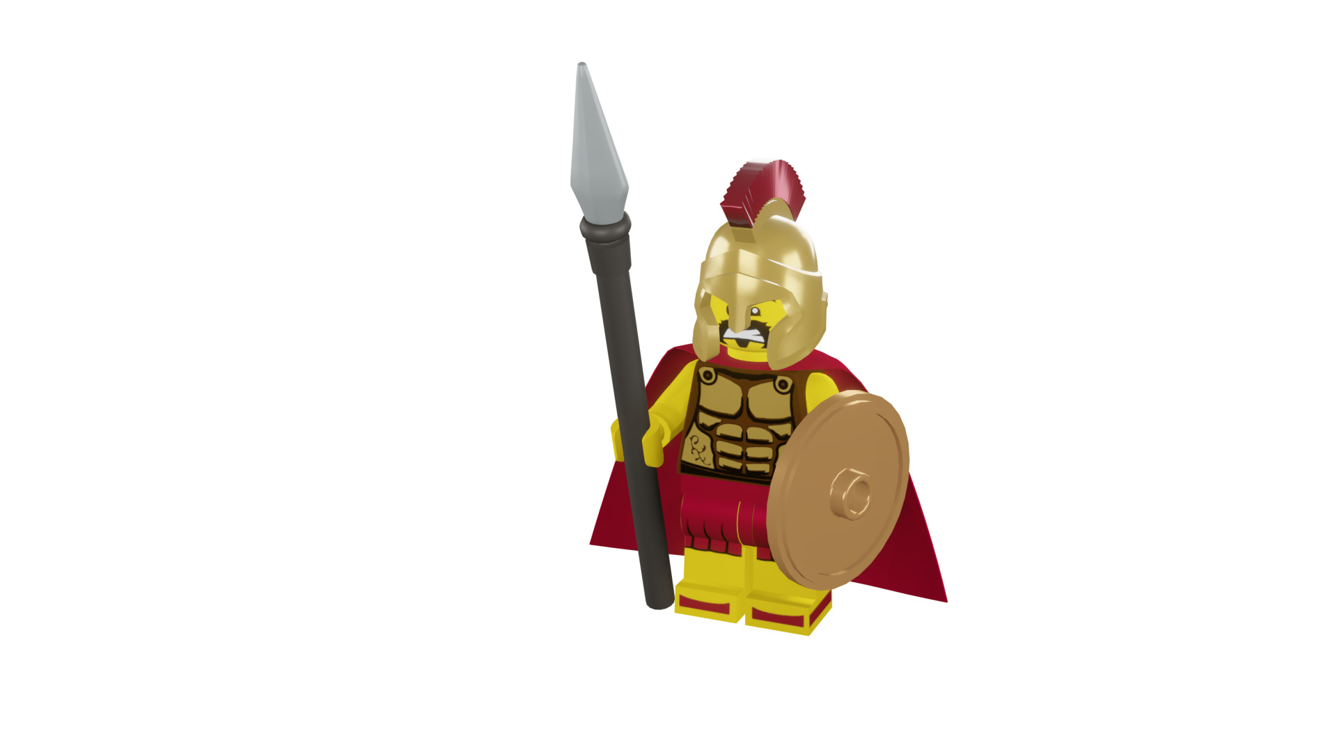 3D print minifigure - 8684-2 Spartan Warrior 3D print model_47
