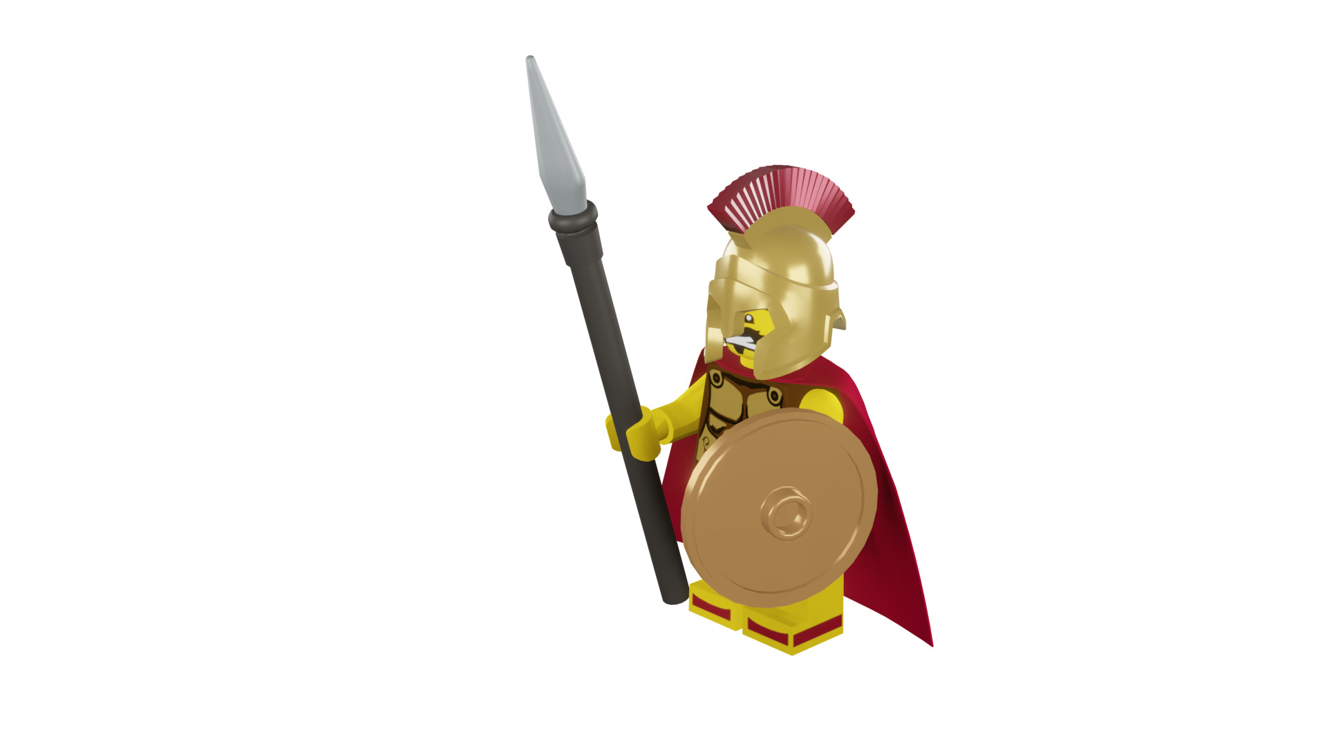 3D print minifigure - 8684-2 Spartan Warrior 3D print model_44