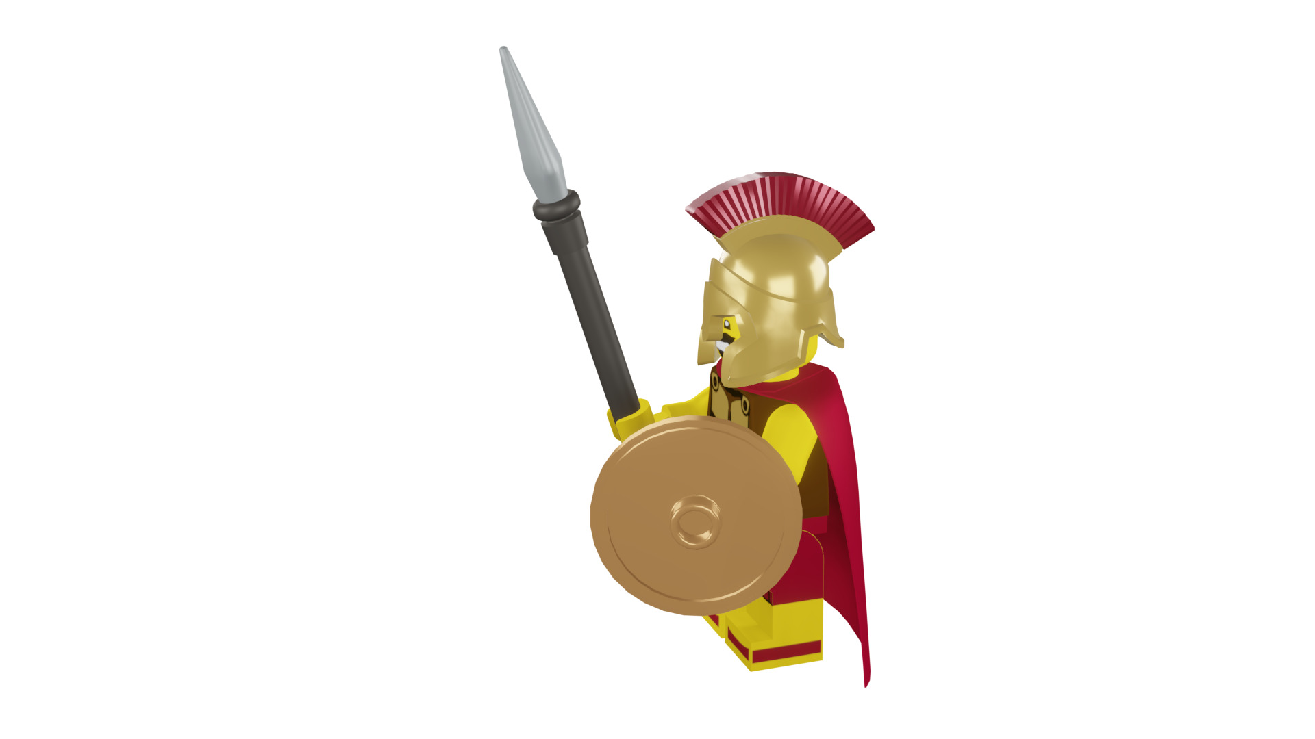 3D print minifigure - 8684-2 Spartan Warrior 3D print model_41