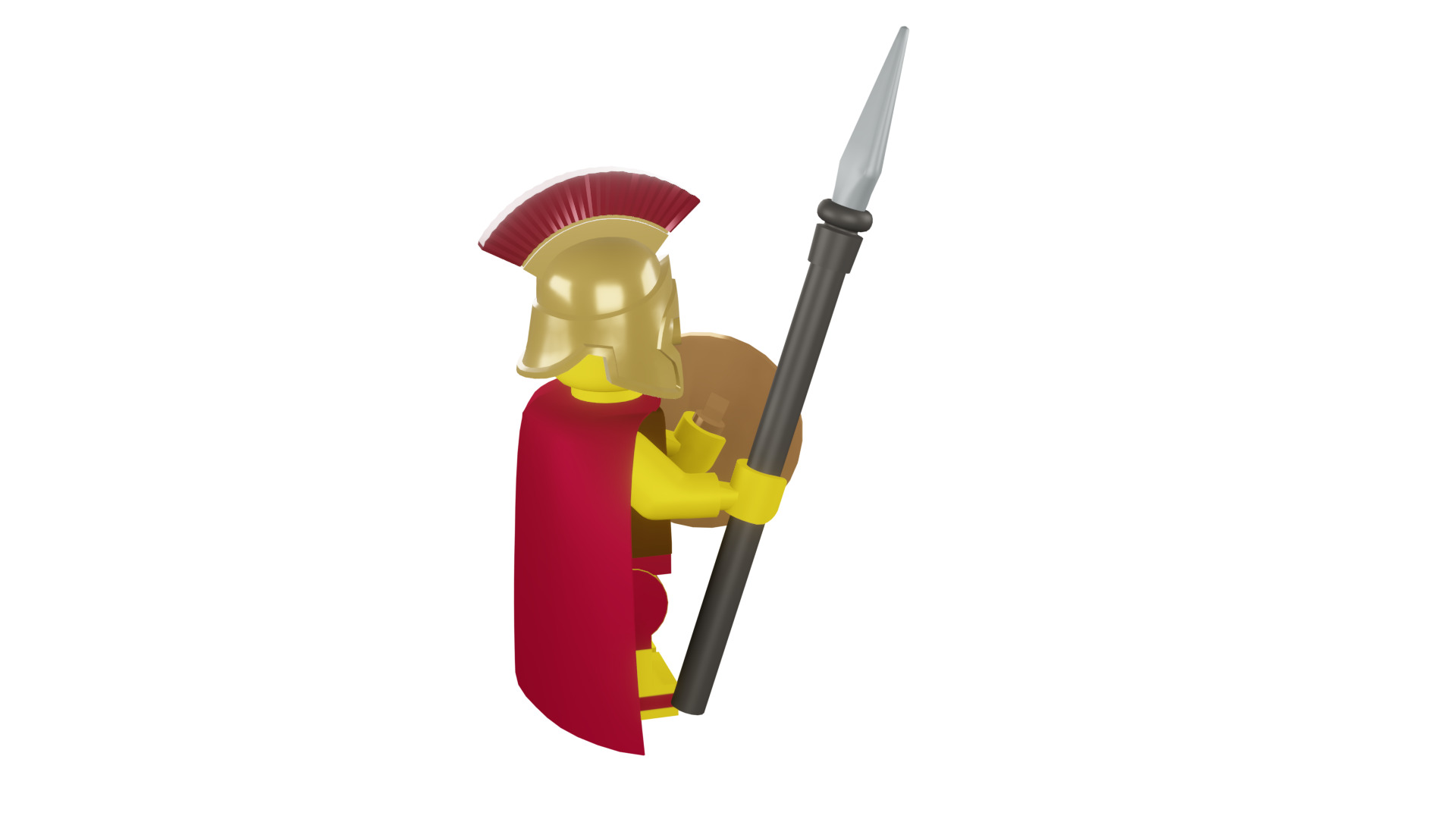 3D print minifigure - 8684-2 Spartan Warrior 3D print model_19