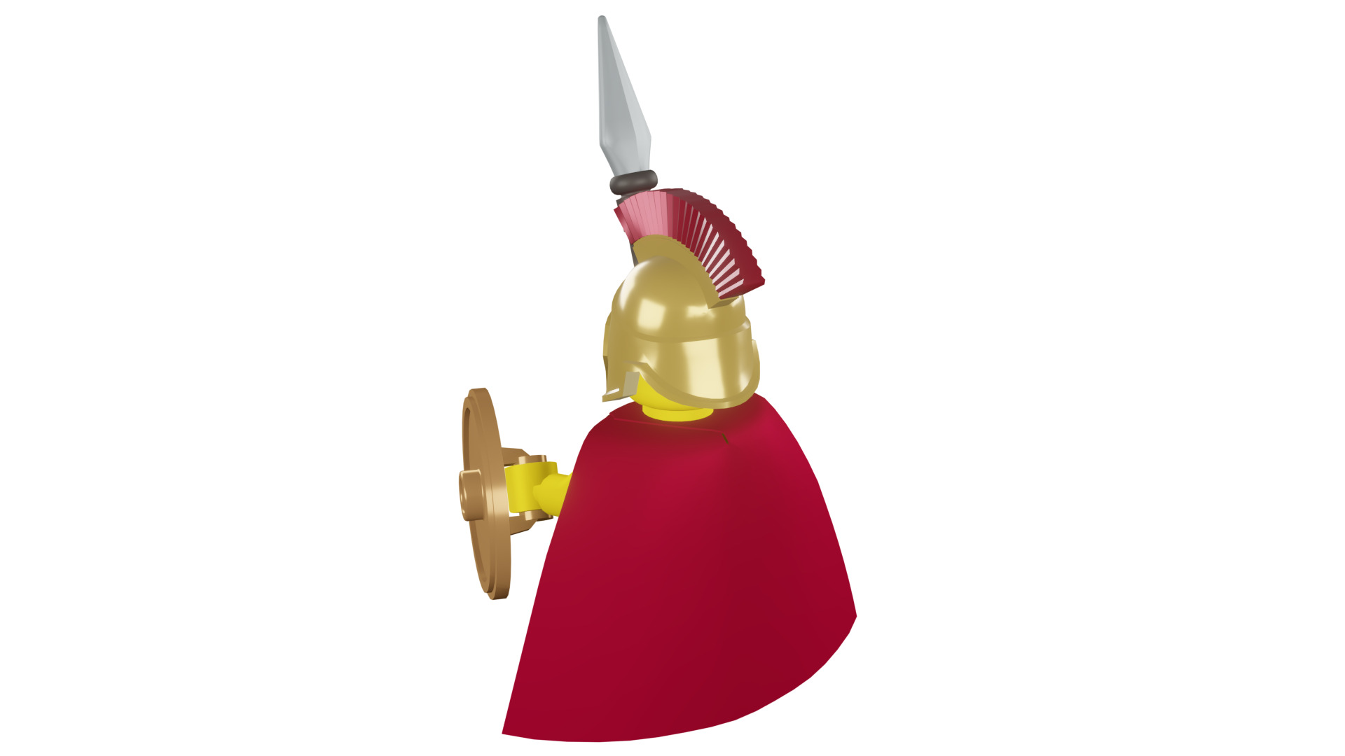 3D print minifigure - 8684-2 Spartan Warrior 3D print model_32