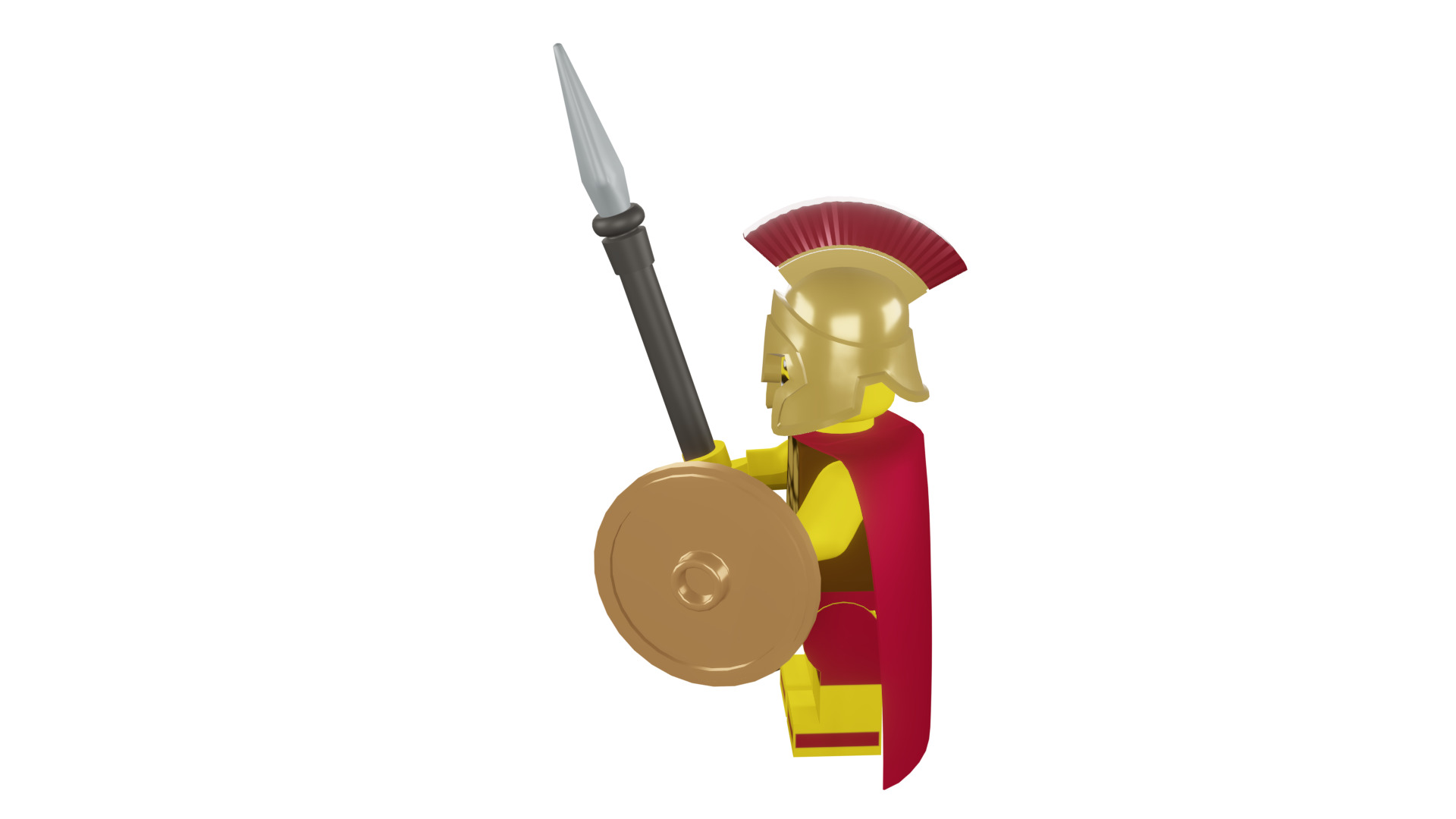 3D print minifigure - 8684-2 Spartan Warrior 3D print model_39