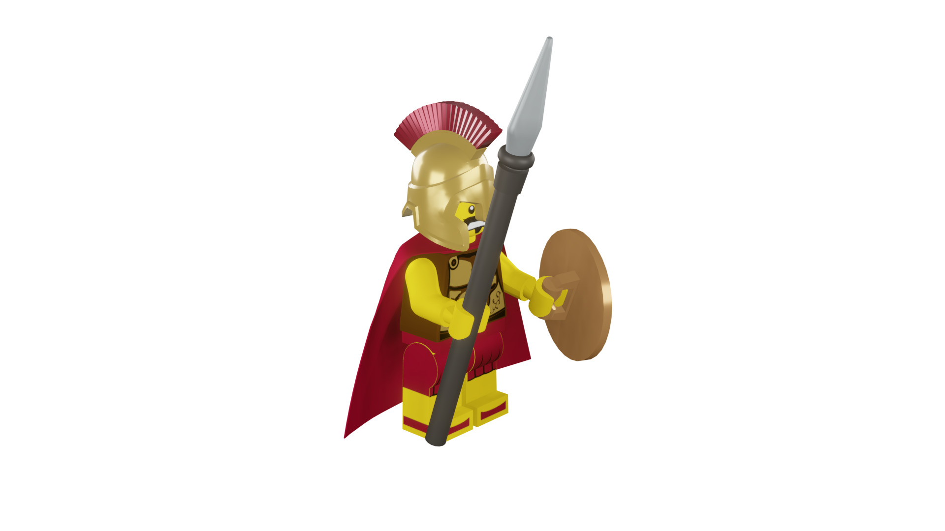 3D print minifigure - 8684-2 Spartan Warrior 3D print model_12