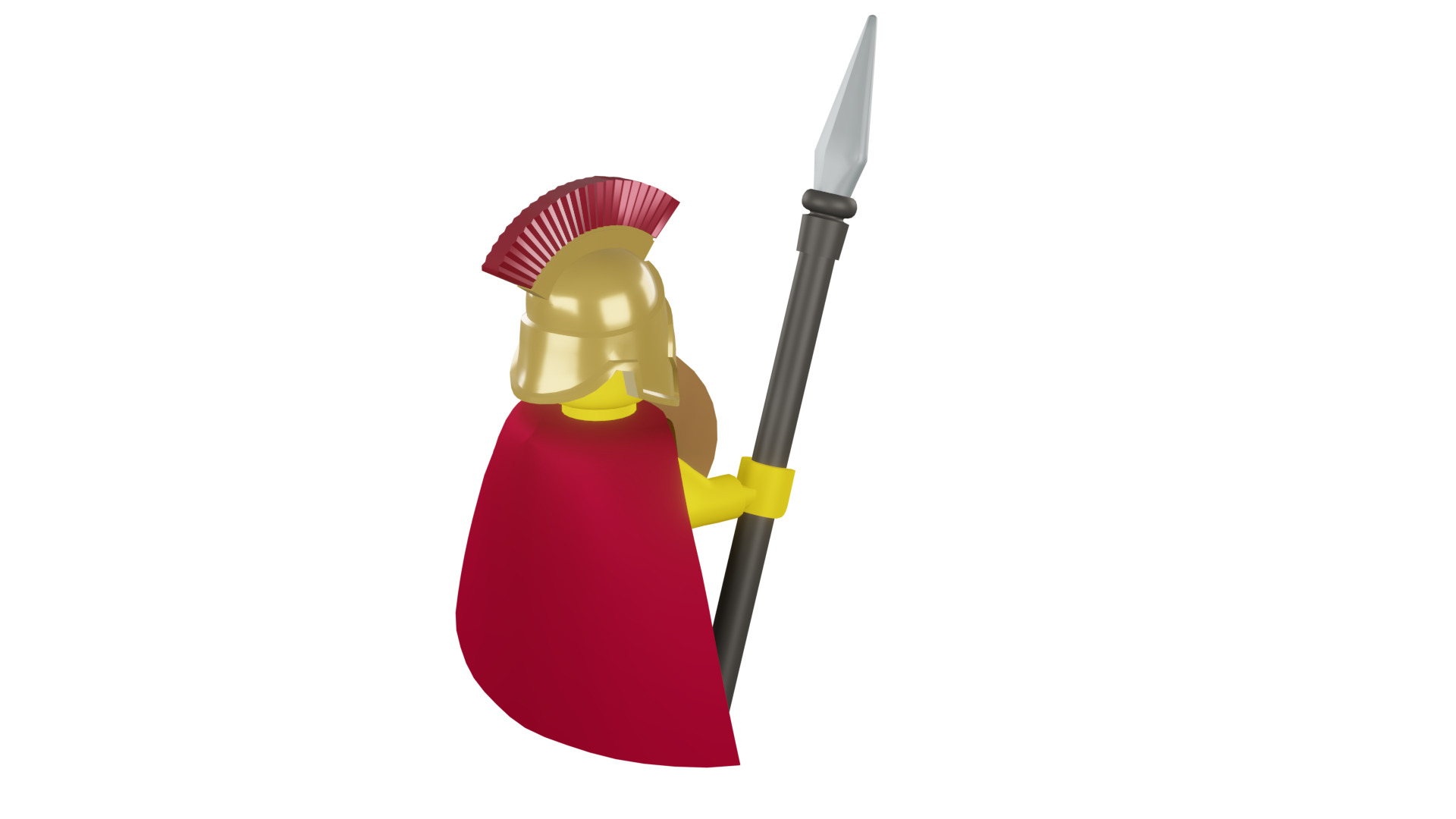 3D print minifigure - 8684-2 Spartan Warrior 3D print model_22