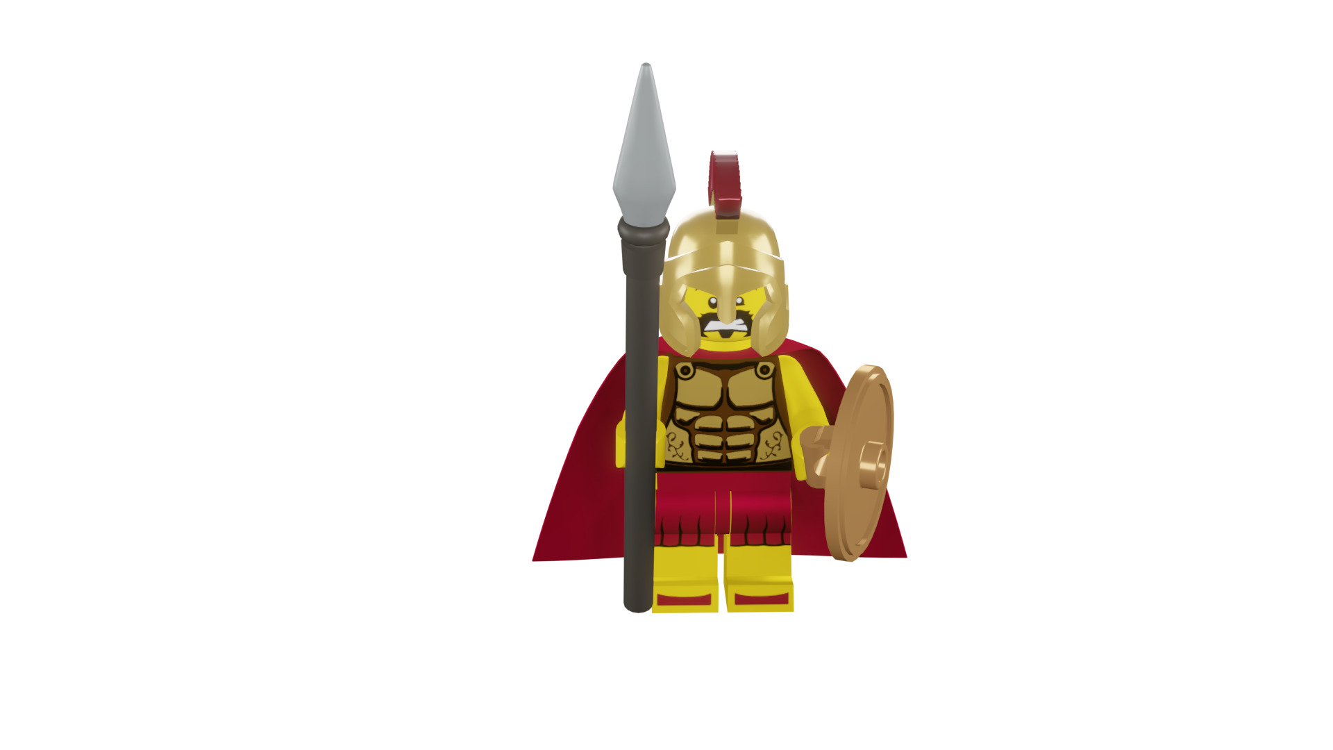 3D print minifigure - 8684-2 Spartan Warrior 3D print model_50