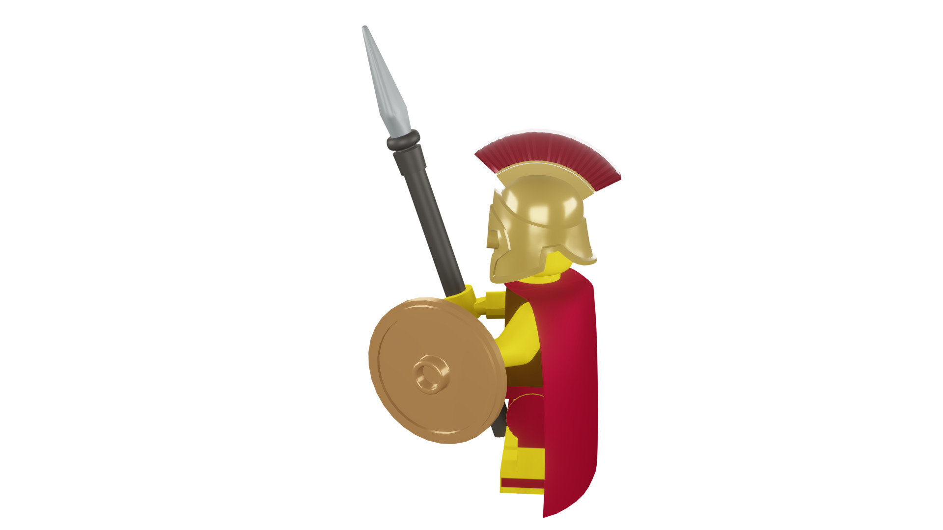 3D print minifigure - 8684-2 Spartan Warrior 3D print model_38