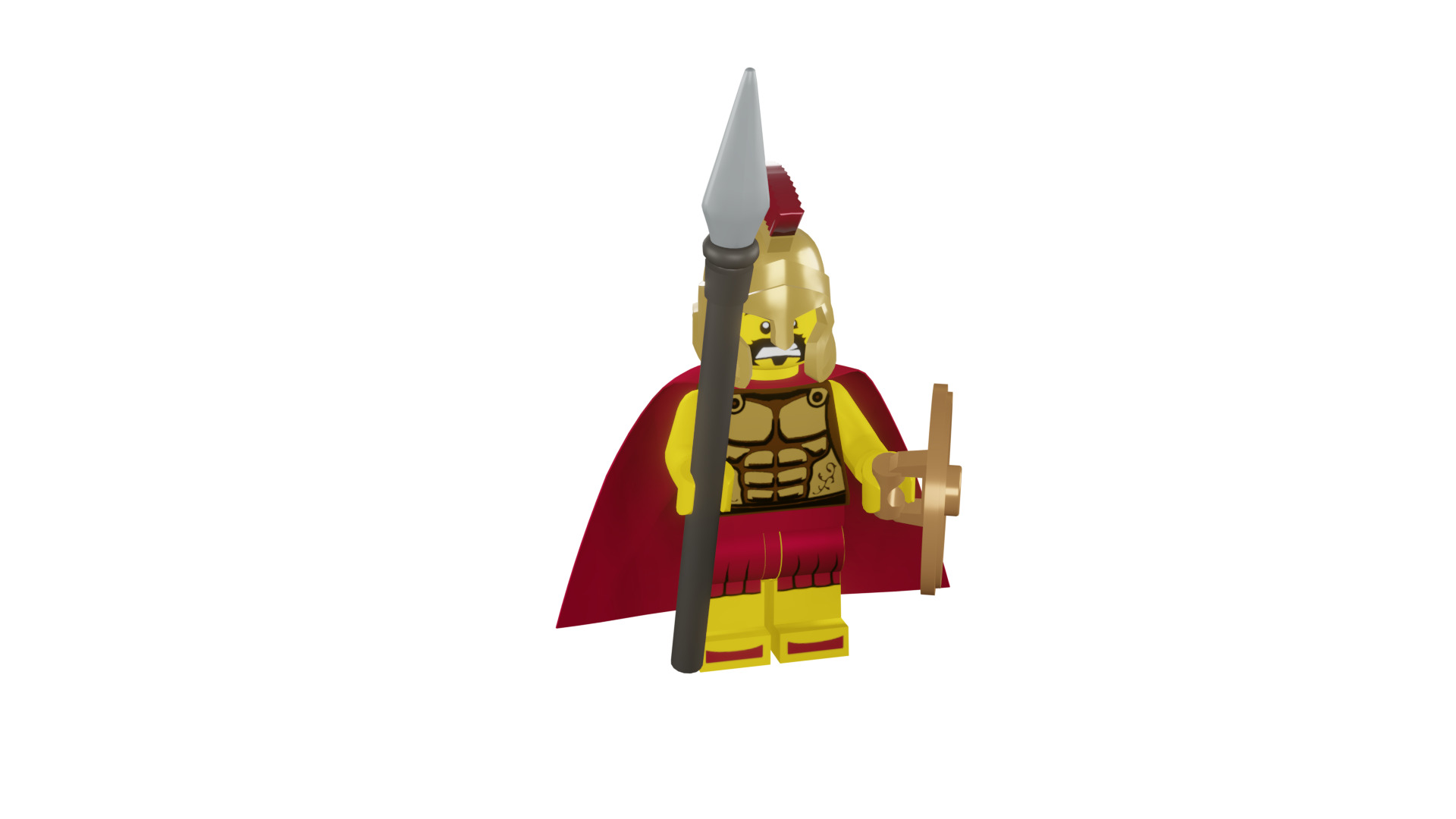3D print minifigure - 8684-2 Spartan Warrior 3D print model_8