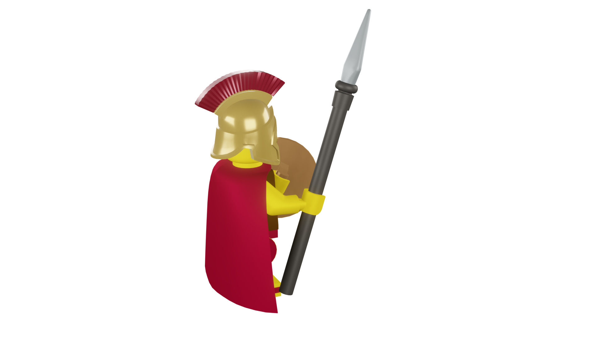 3D print minifigure - 8684-2 Spartan Warrior 3D print model_20