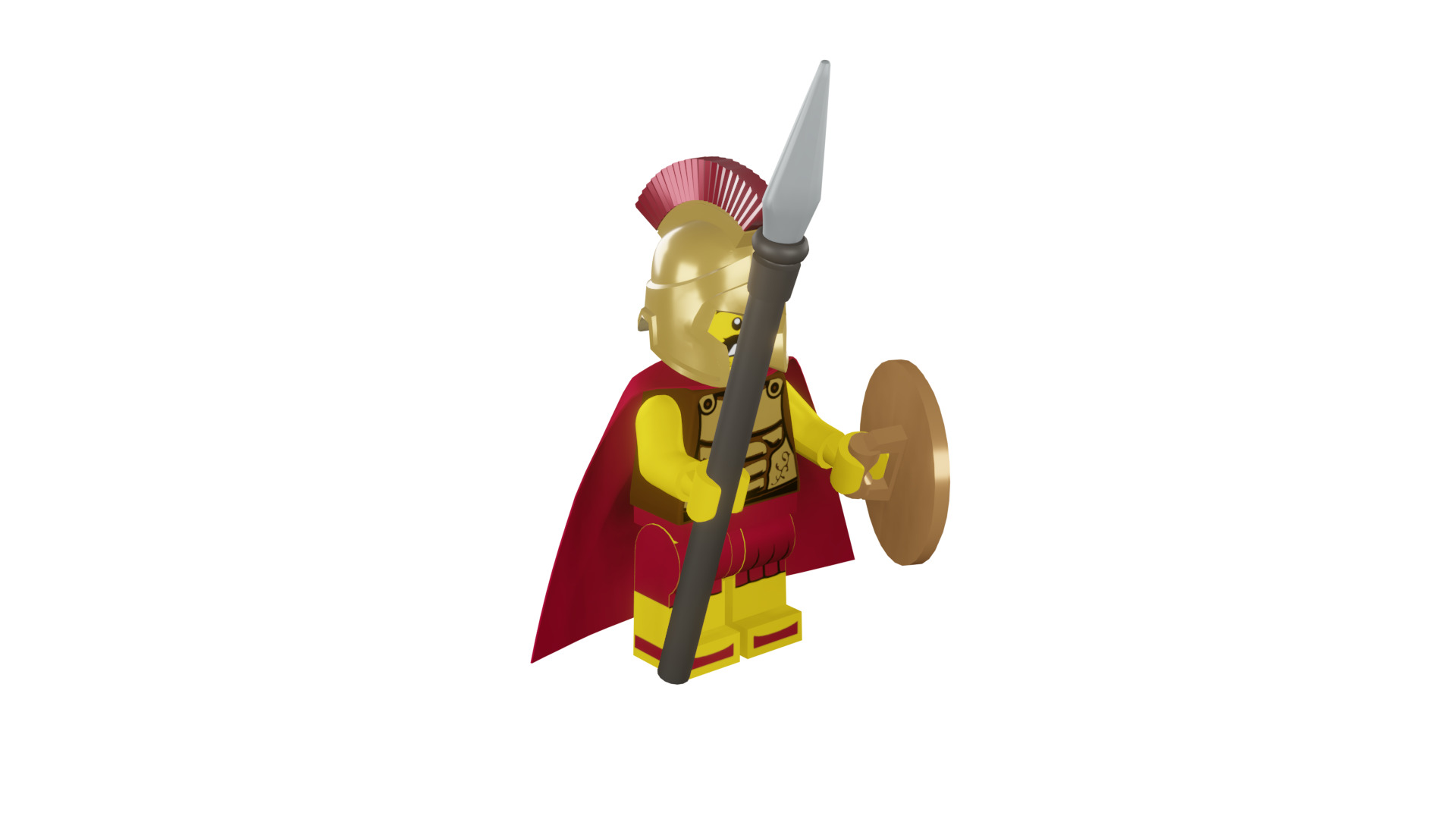 3D print minifigure - 8684-2 Spartan Warrior 3D print model_11