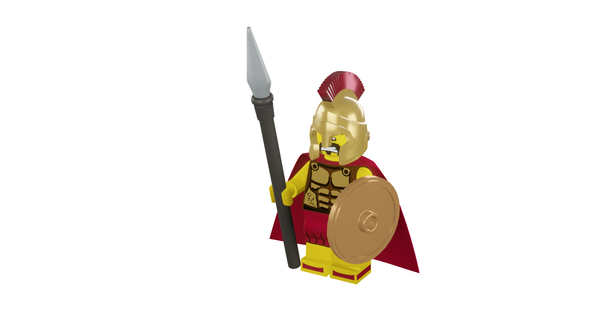 3D print minifigure - 8684-2 Spartan Warrior 3D print model_46