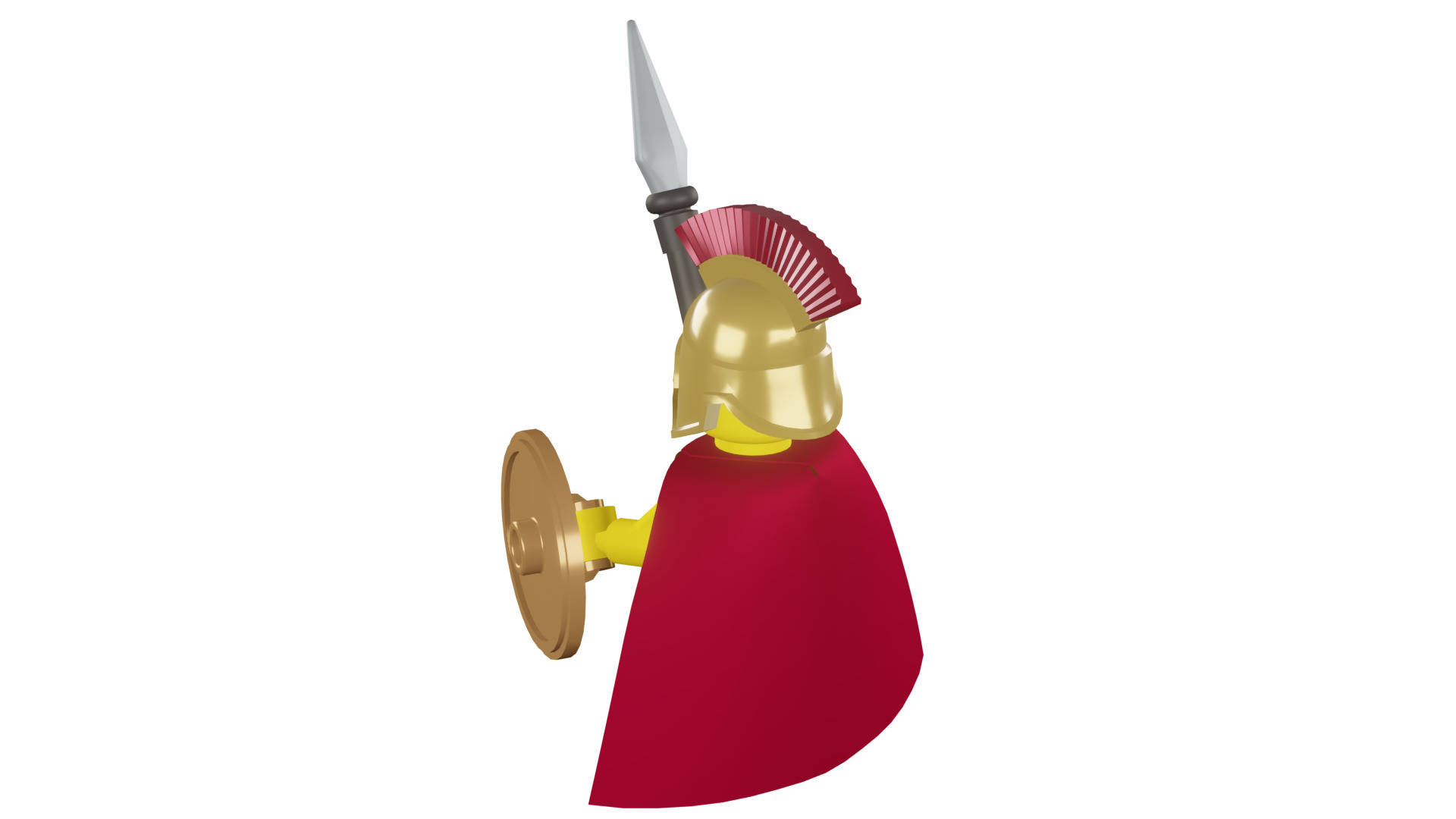 3D print minifigure - 8684-2 Spartan Warrior 3D print model_33