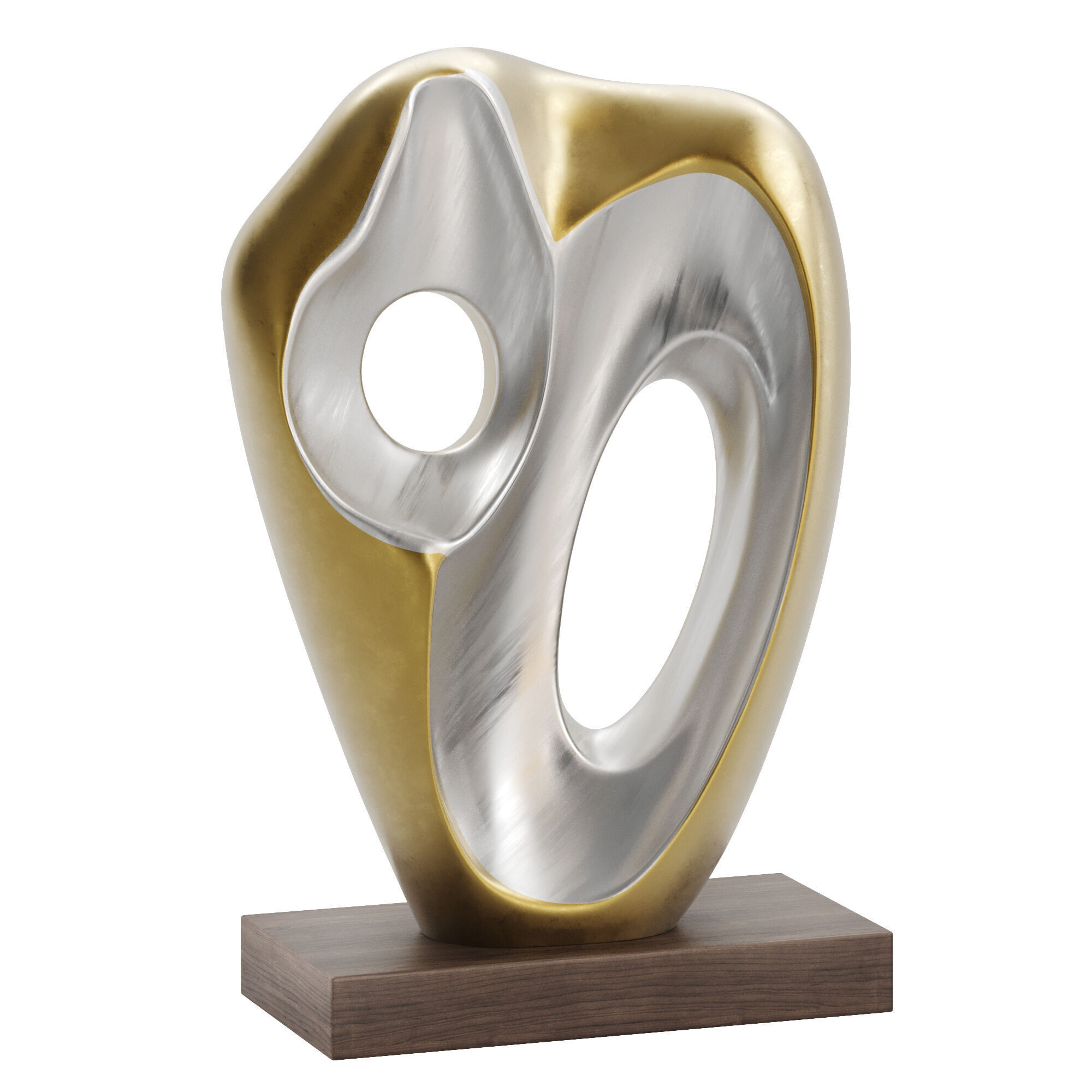 Abstract Sculpture Figure 3D model_1