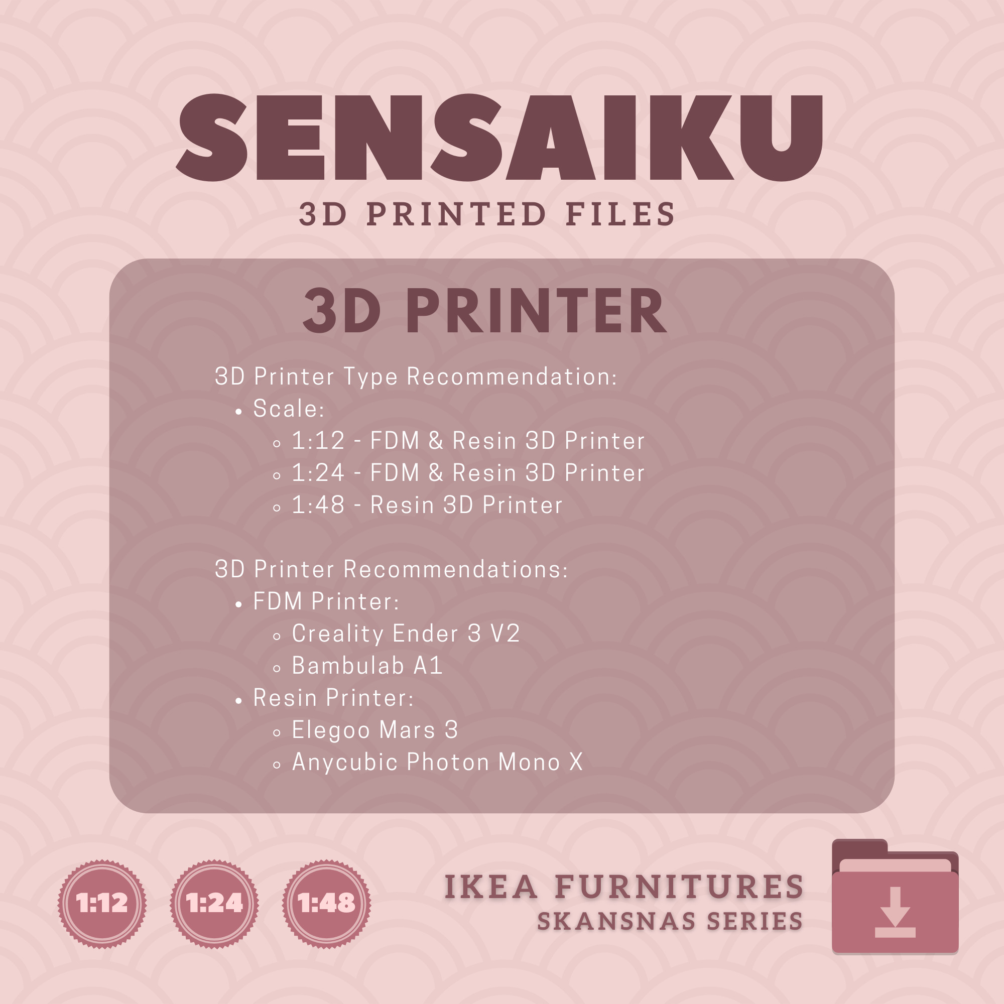 SKANSNAS Table 59 In for Miniature Dollhouse - IKEA - 3D Print 3D print model_7