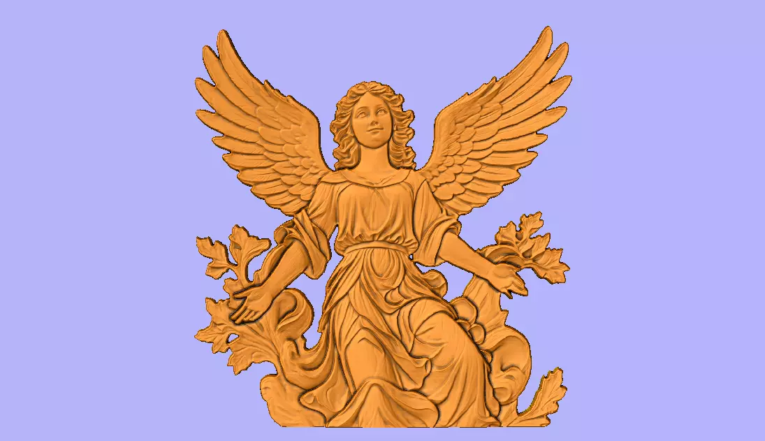 ANJO NO CEU BAS RELIEF 3D model