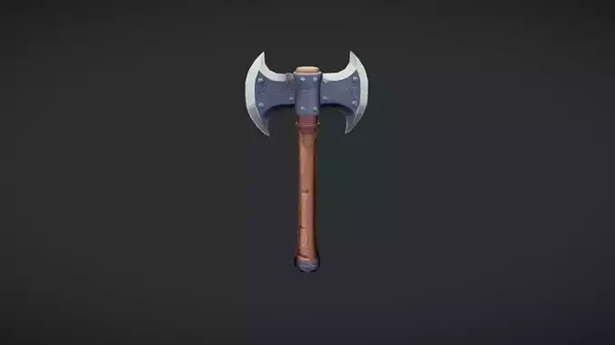 fantasy double-headed axe 2