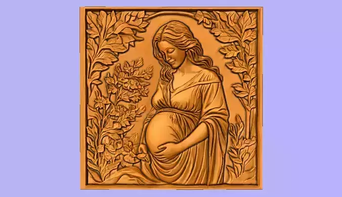 GRAVIDA MODEL 3 BAS RELIEF 