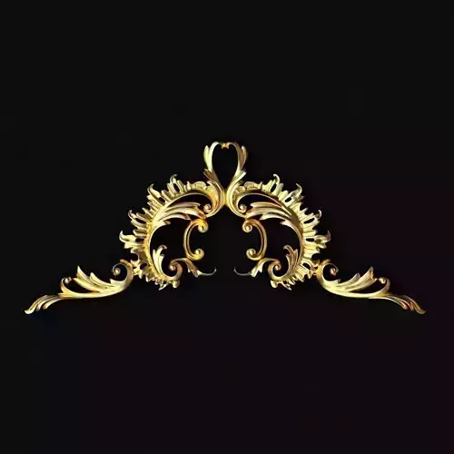 Central decor ornament for furniture