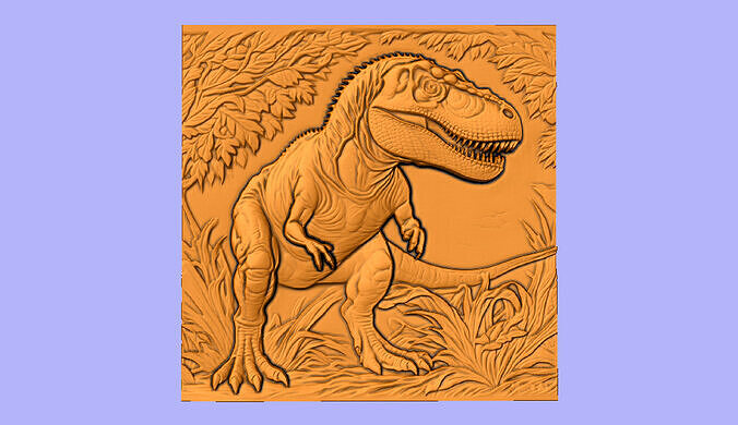 TREX BAS RELIEF  3D model