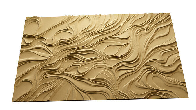 modern panel wall decor set relief stl mural CNC 188  3D model 5