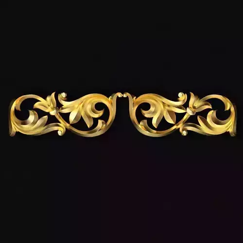 Central decor ornament for furniture