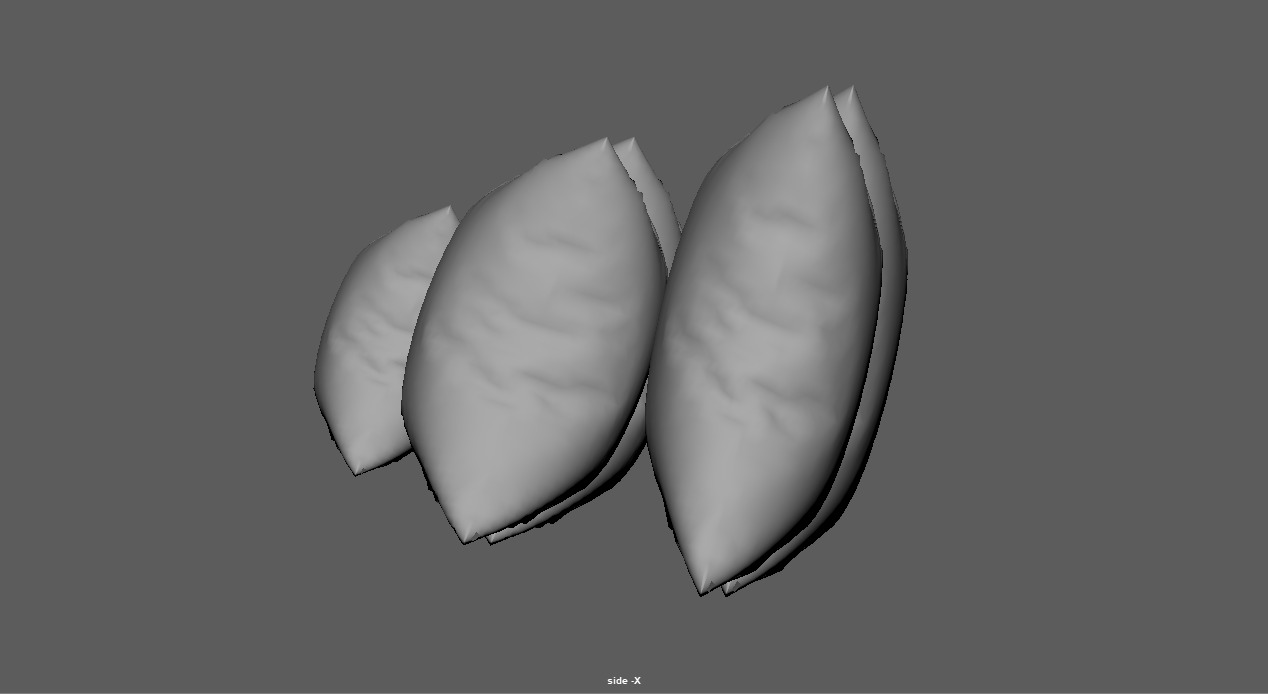 Modern Decorative Pillow Cushion Low-poly 3D model_16