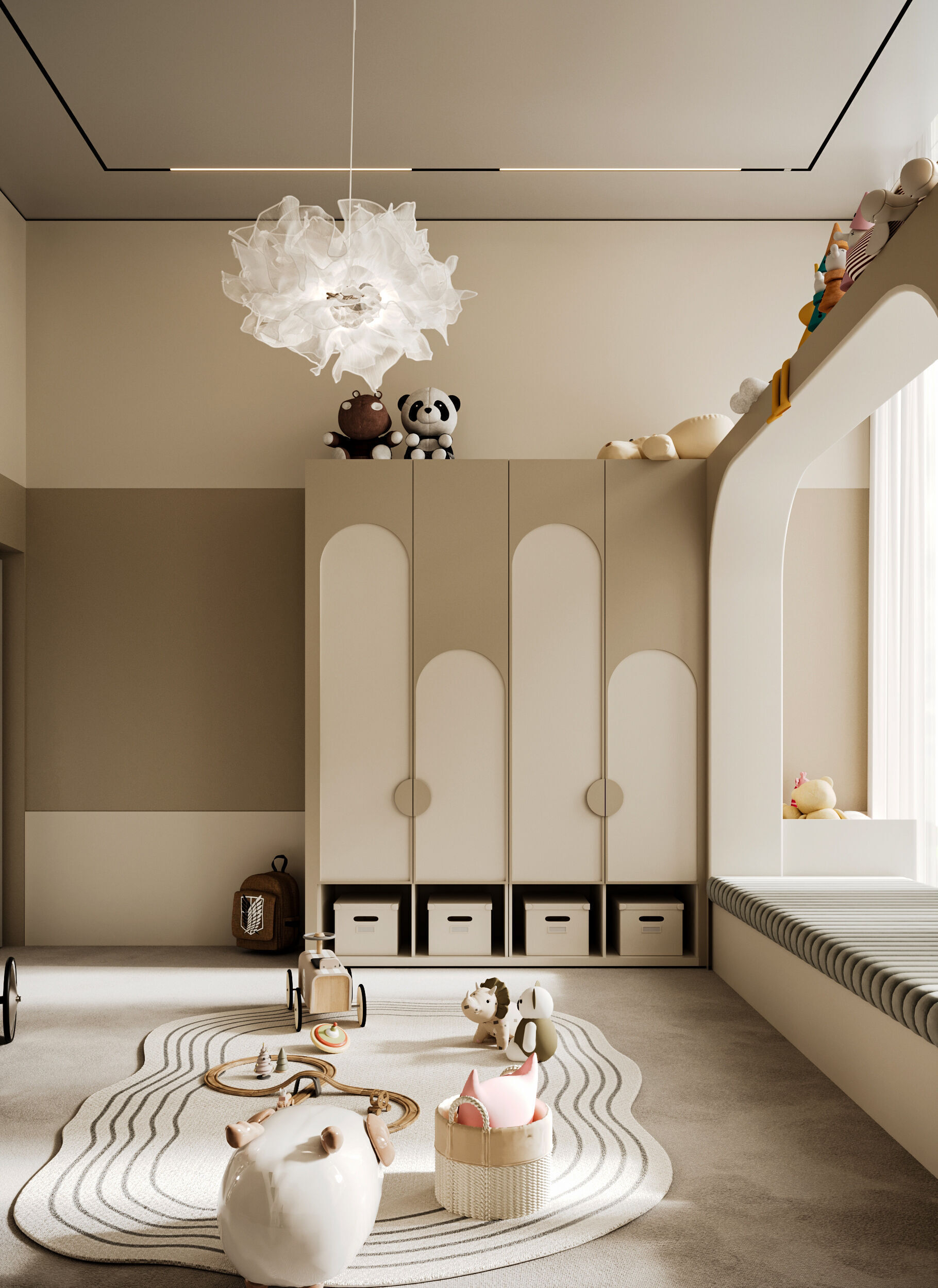 Kids Playing Room 3D model_7