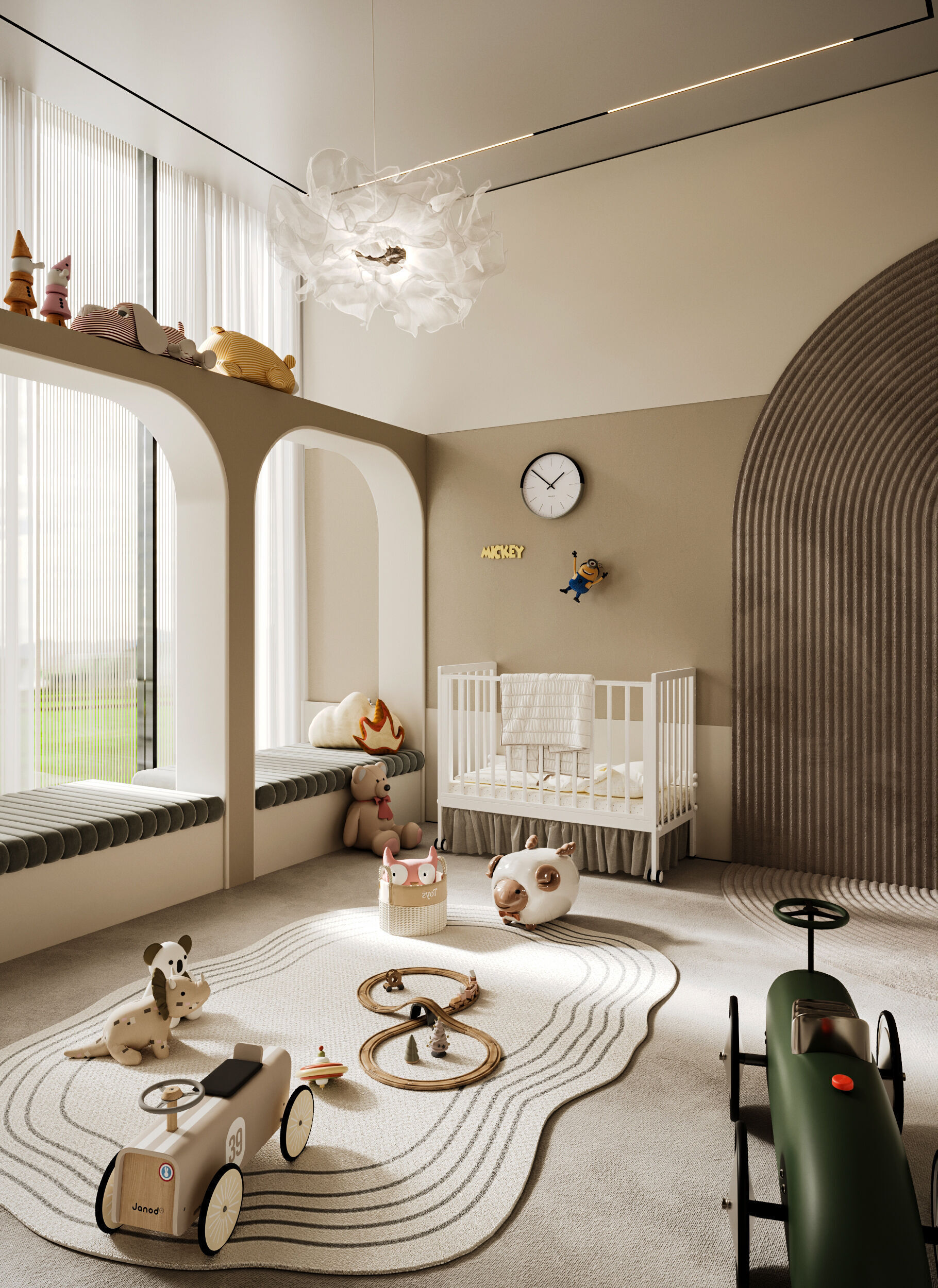 Kids Playing Room 3D model_6