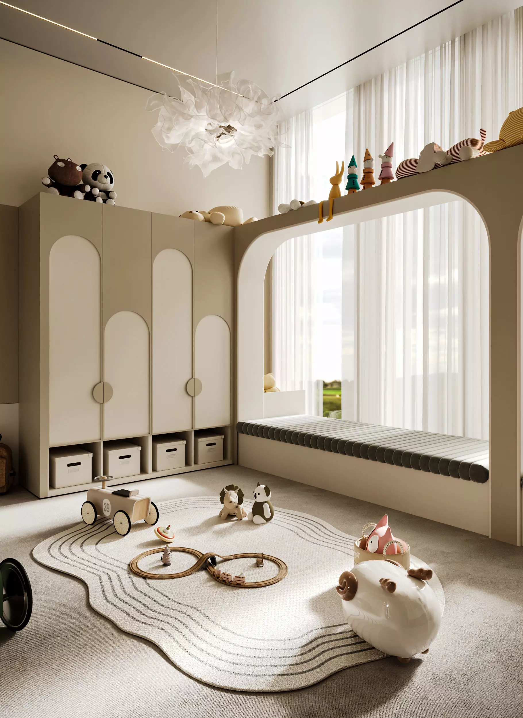Kids Playing Room 3D model_0