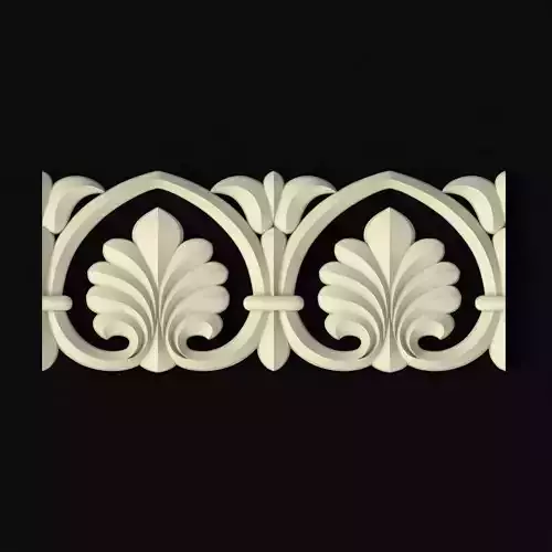 Central decor ornament for furniture