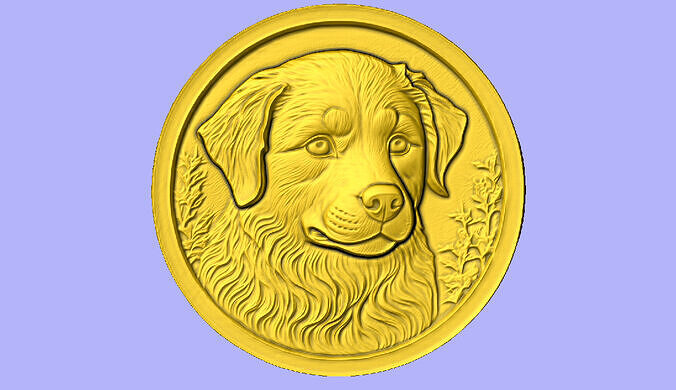 CACHORRO EM CIRCULO  3D model
