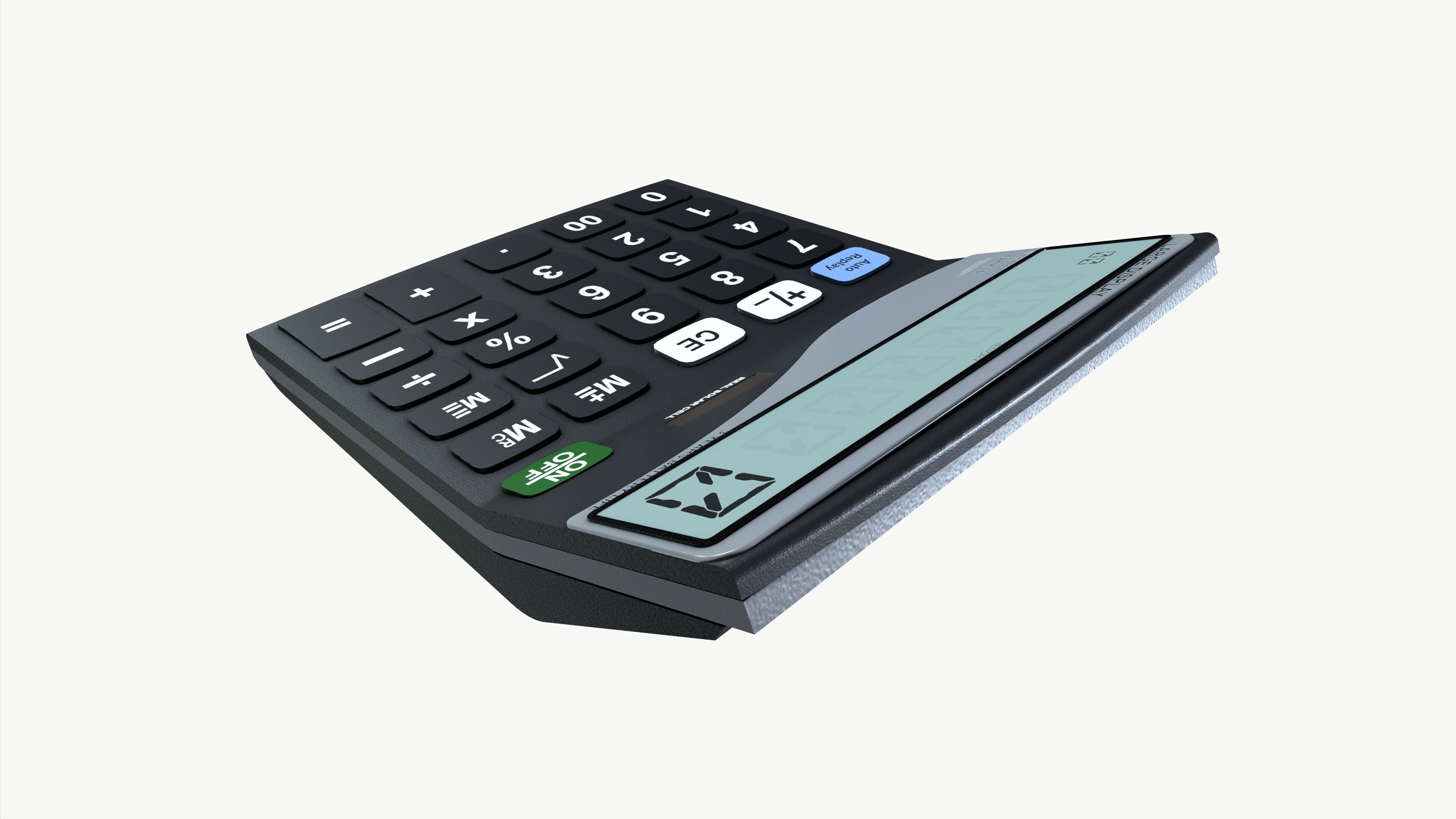 Calculator Low-poly 3D model_3